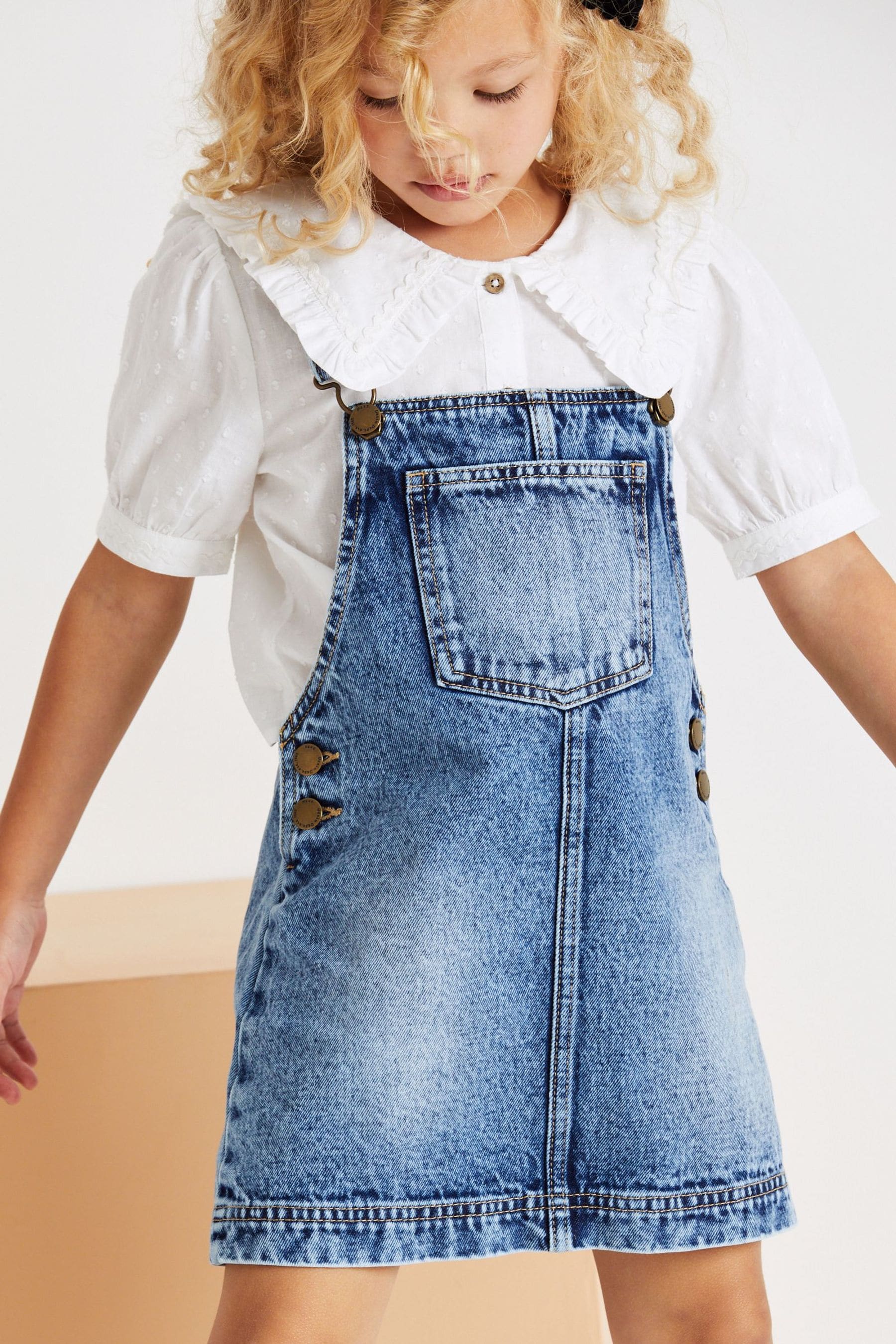 Blue Denim Pinafore (3-16yrs)