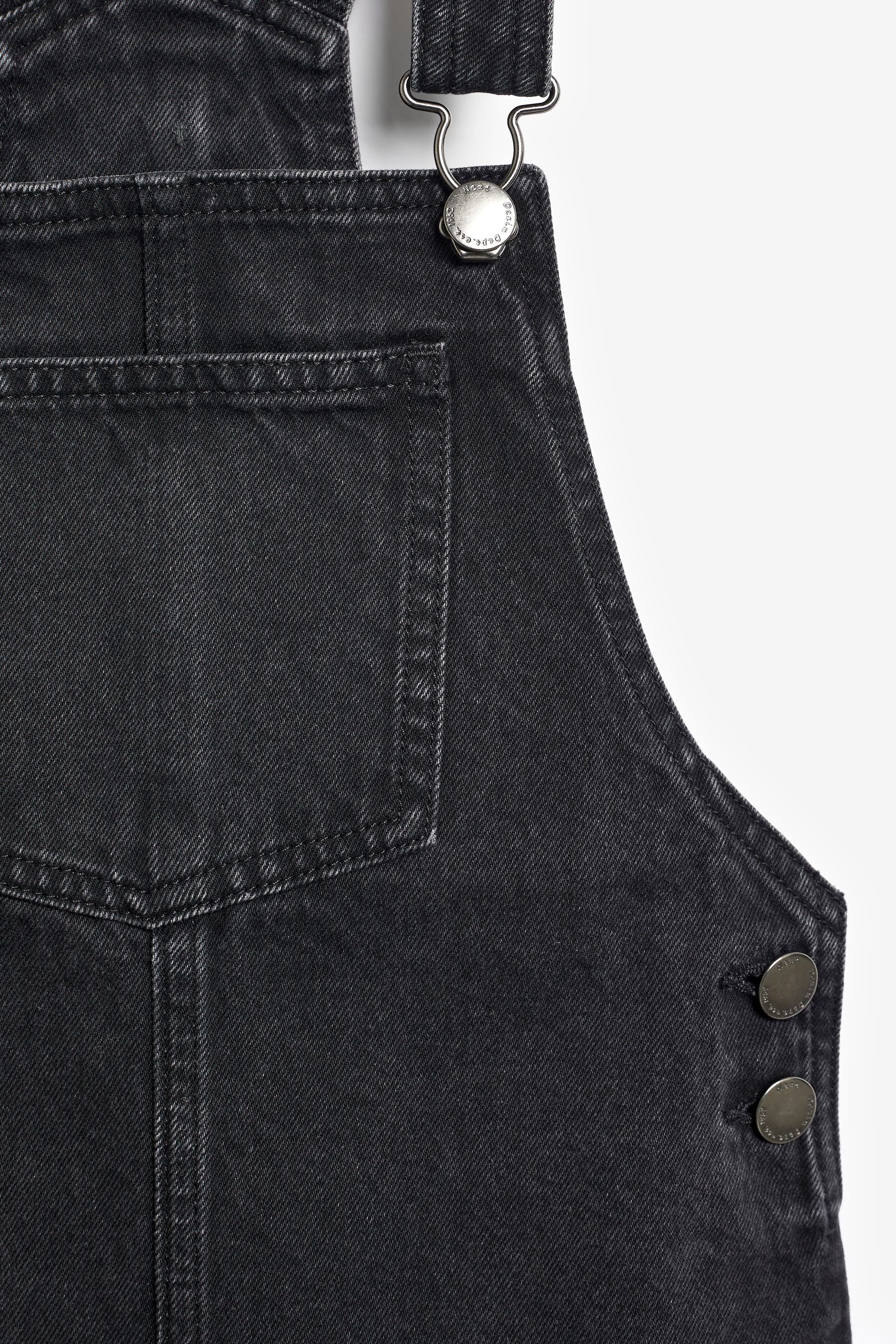 Black Denim Pinafore (3-16yrs)