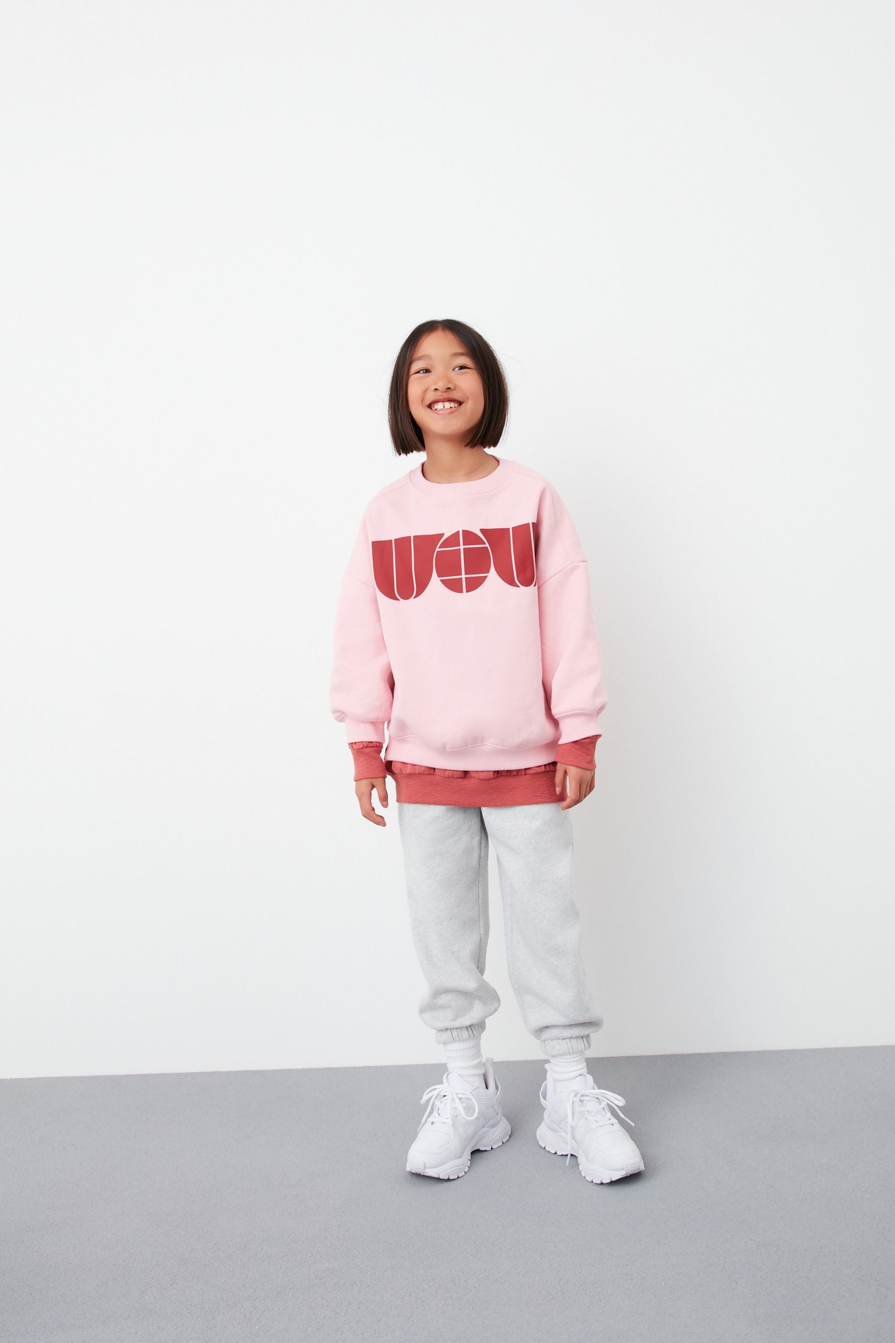 Pink Graphic Sweatshirt (3-16yrs)