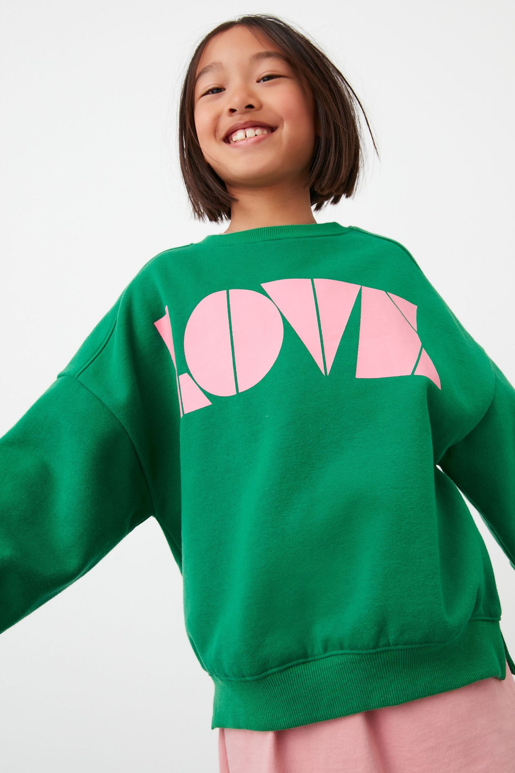 Green Graphic Sweatshirt (3-16yrs)