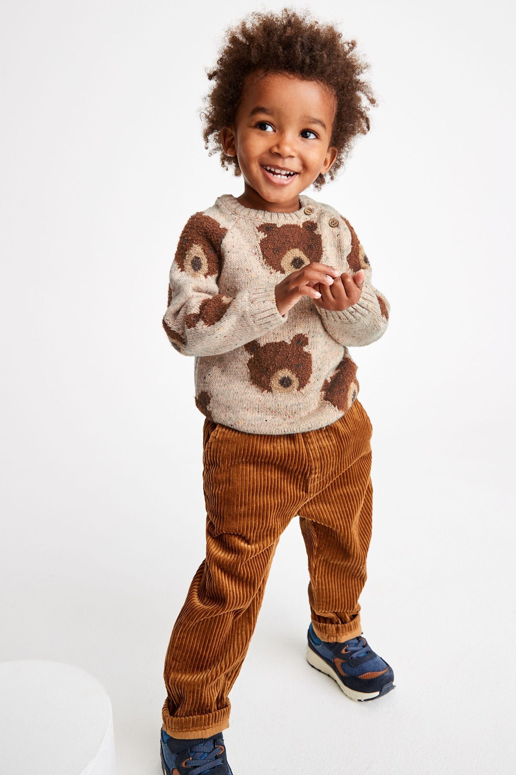 Brown Bear Character Jumper (3mths-7yrs)