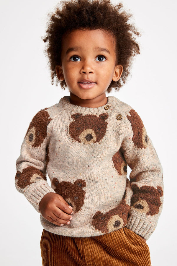 Brown Bear Character Jumper (3mths-7yrs)