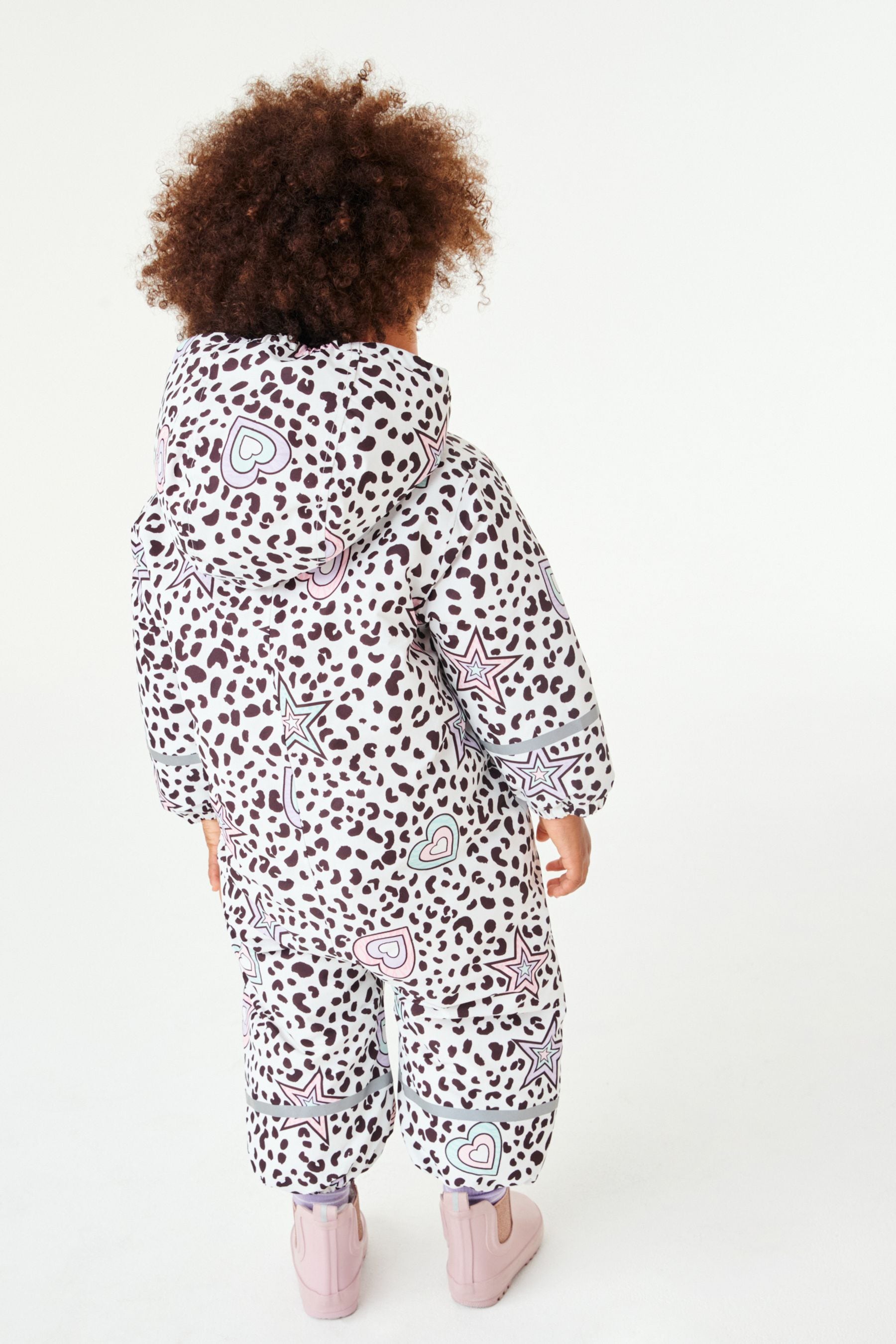 Multi Pastel Leopard Shower Resistant Snowsuit (3mths-7yrs)