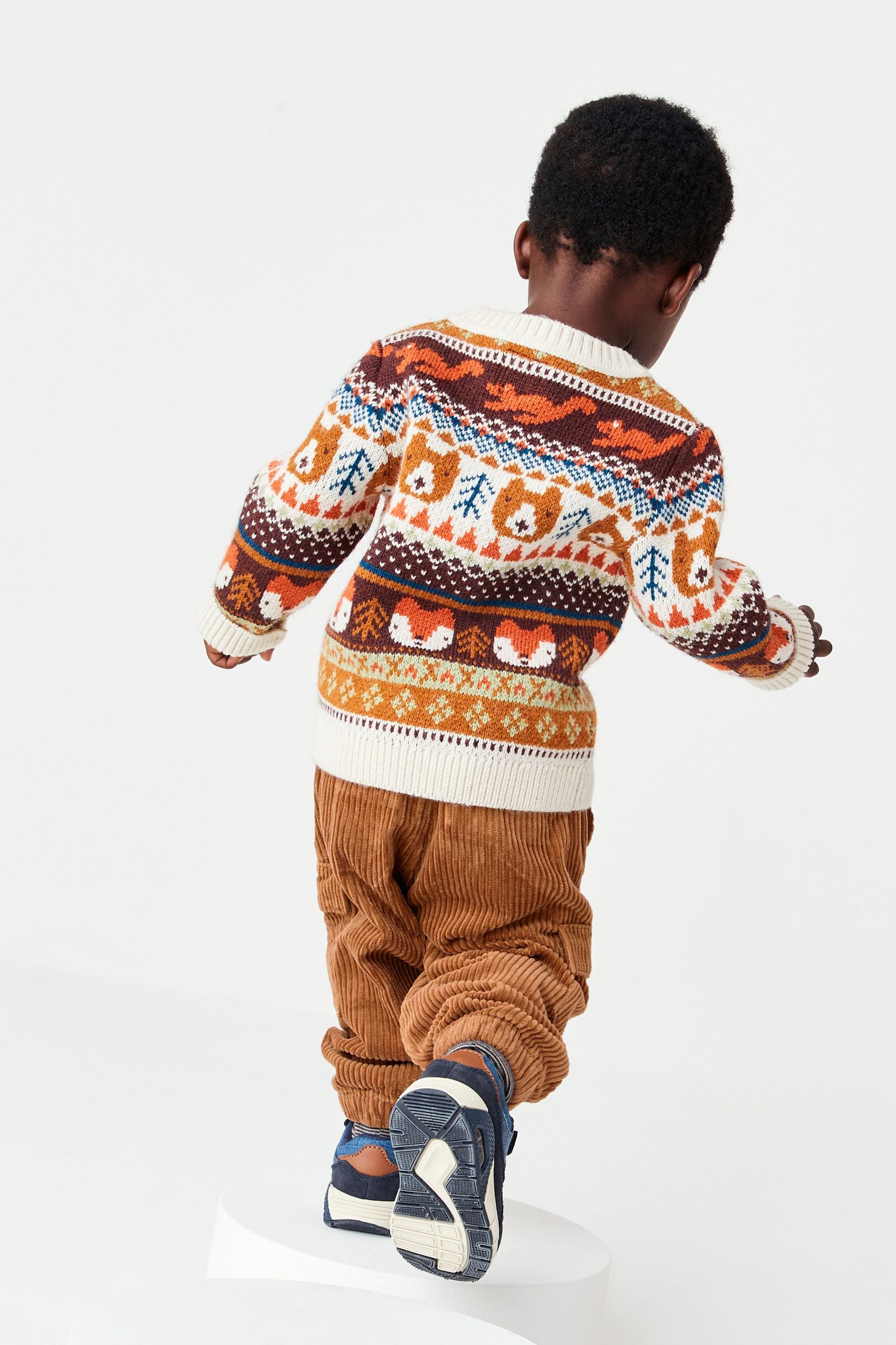 Brown Animal Character Jumper (3mths-7yrs)