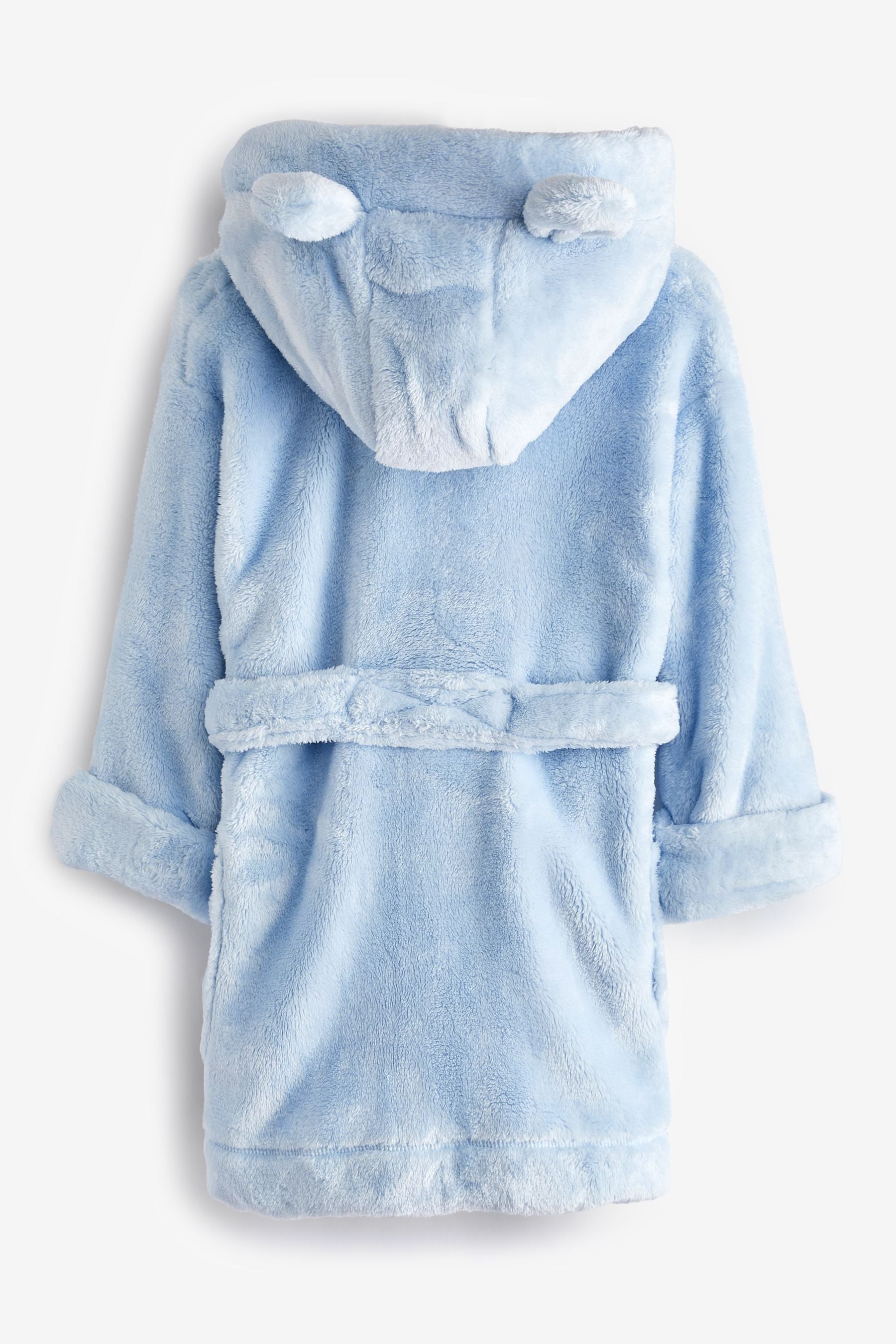 Blue Bear Ears Soft Touch Fleece Dressing Gown (9mths-12yrs)