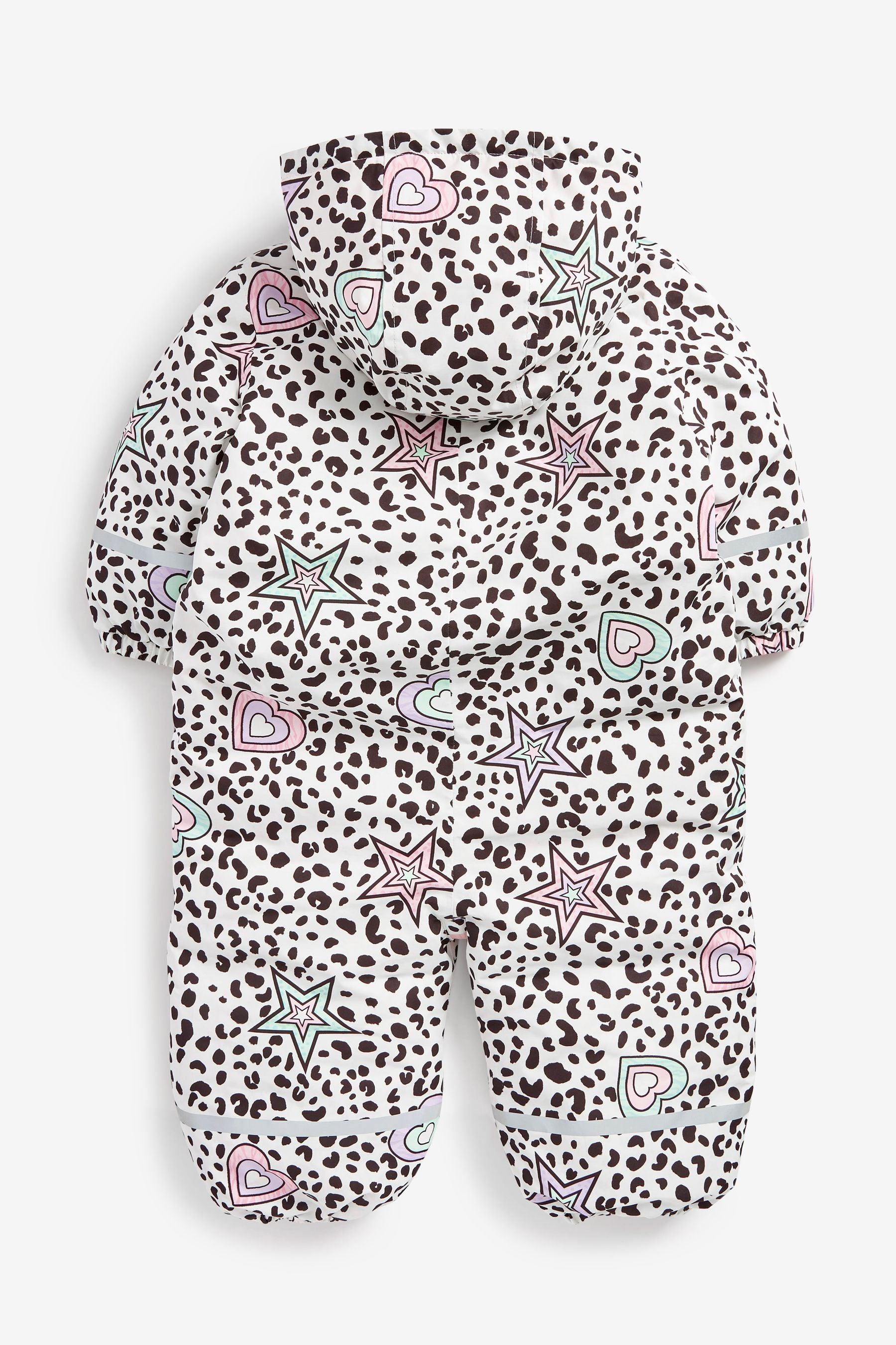 Multi Pastel Leopard Shower Resistant Snowsuit (3mths-7yrs)