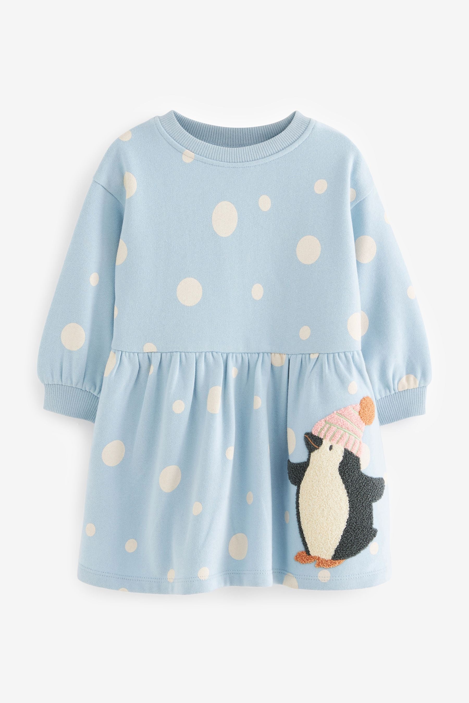 Blue Character Sweat Dress (3mths-7yrs)