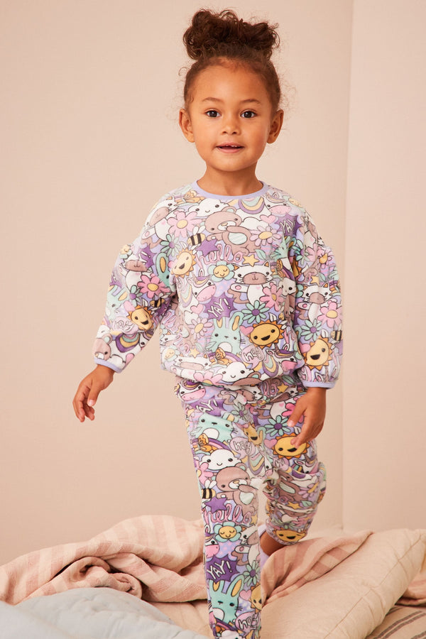 Multi Character Cosy Fleece Pyjamas (3-16yrs)