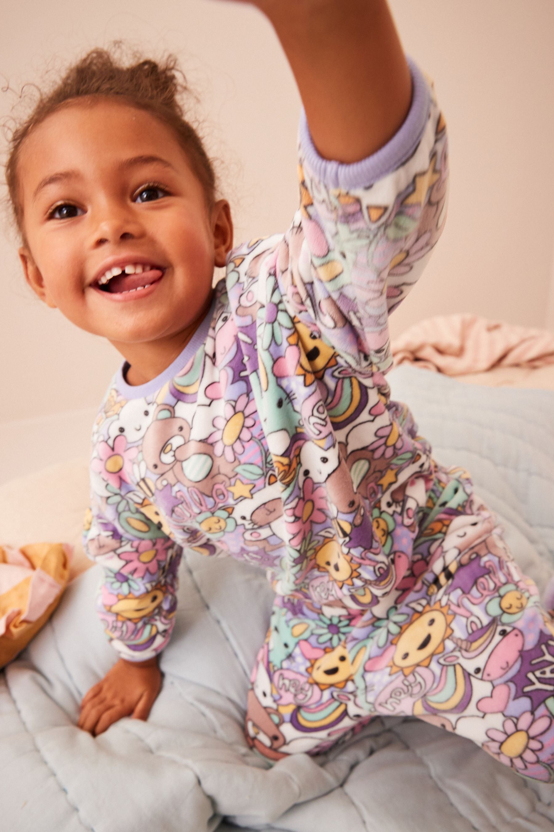 Multi Character Cosy Fleece Pyjamas (3-16yrs)