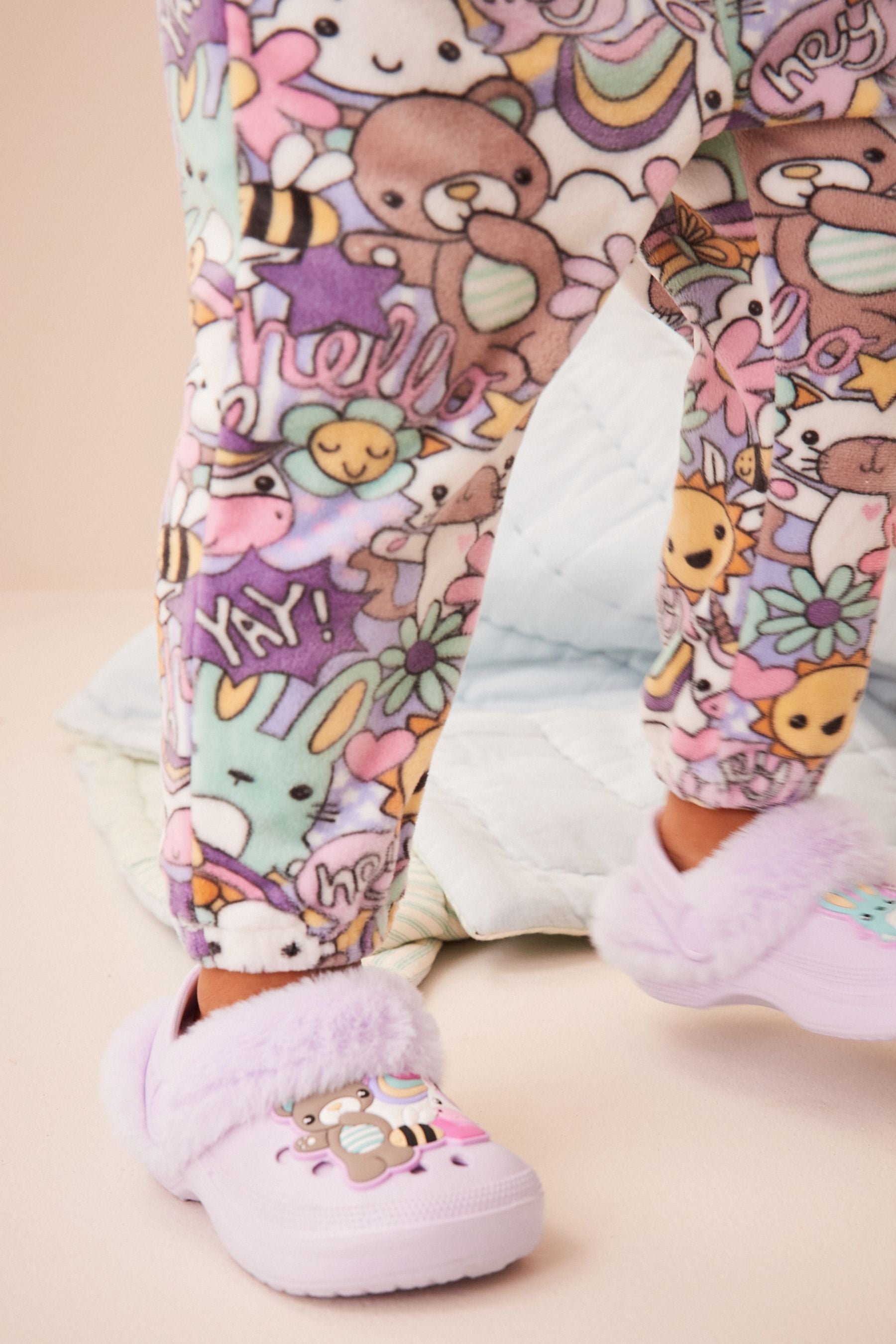 Multi Character Cosy Fleece Pyjamas (3-16yrs)