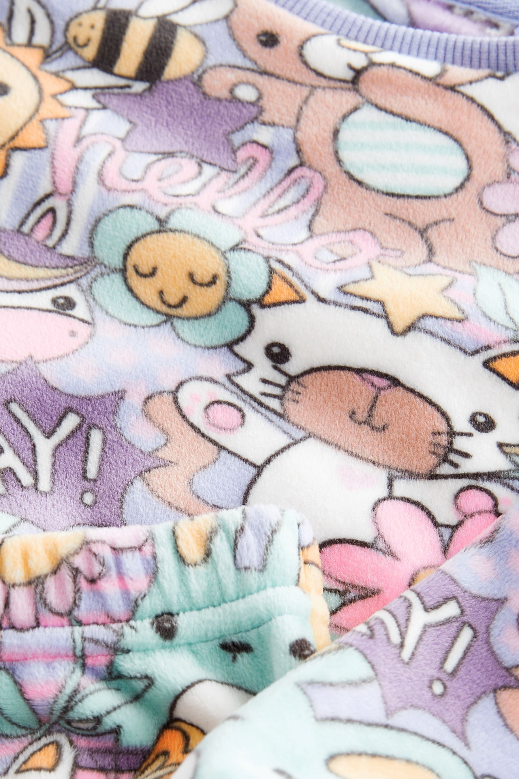 Multi Character Cosy Fleece Pyjamas (3-16yrs)