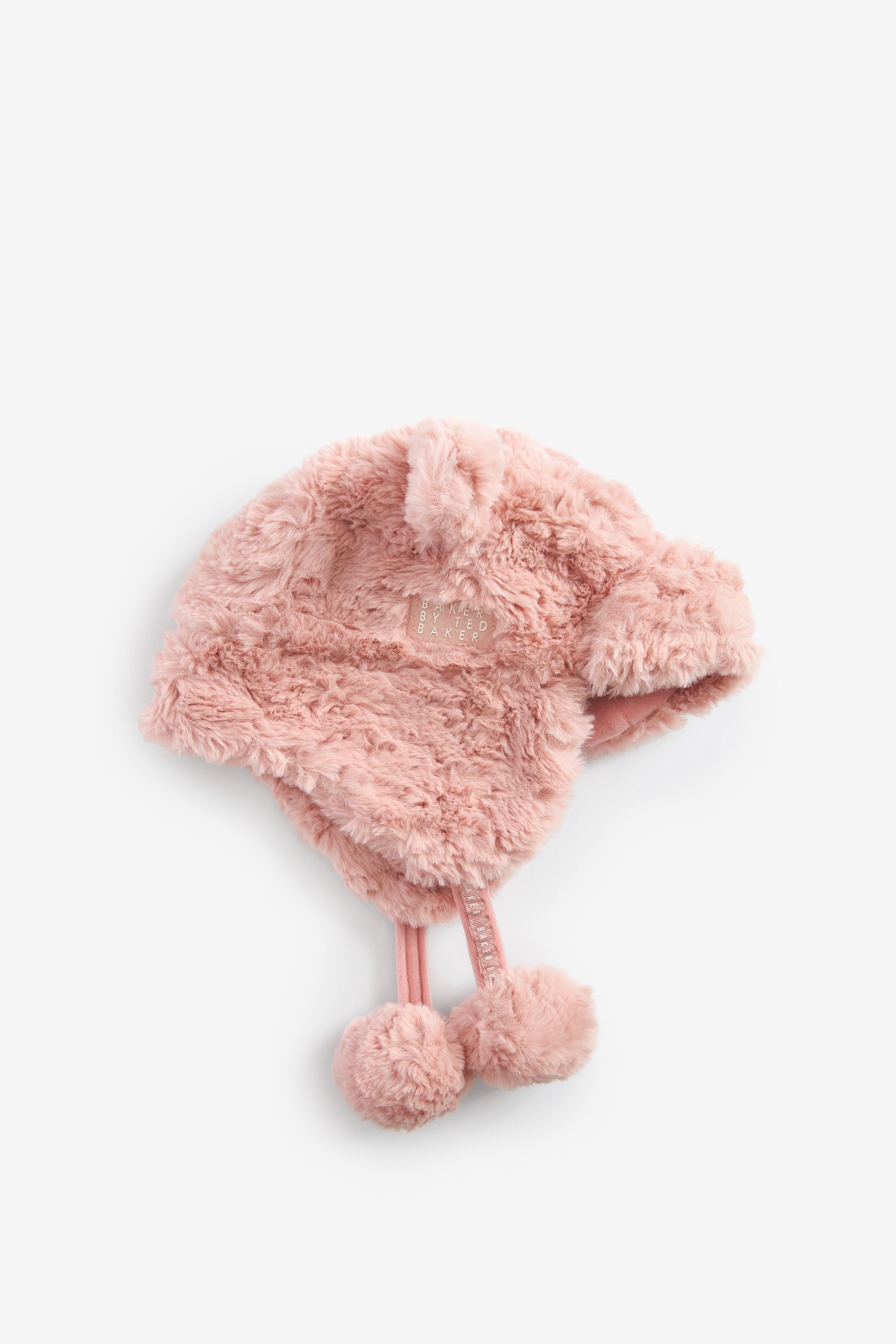 Pink Baker by Ted Baker Pink Faux Fur Trapper Hat Set