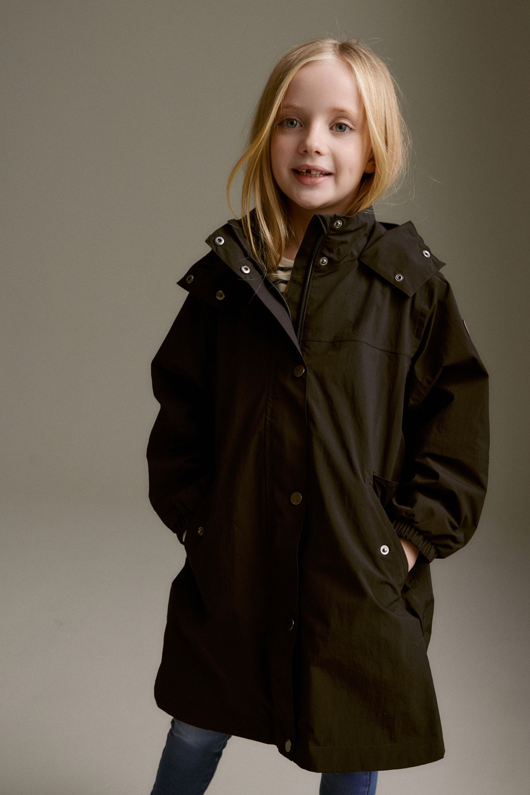 Black Waterproof Cagoule (3-16yrs)