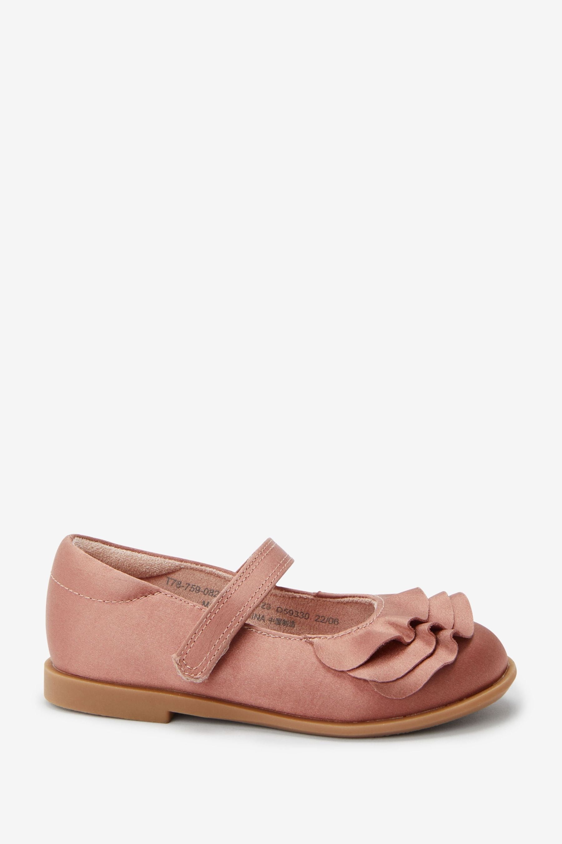 Pink Ruffle Mary Jane Shoes