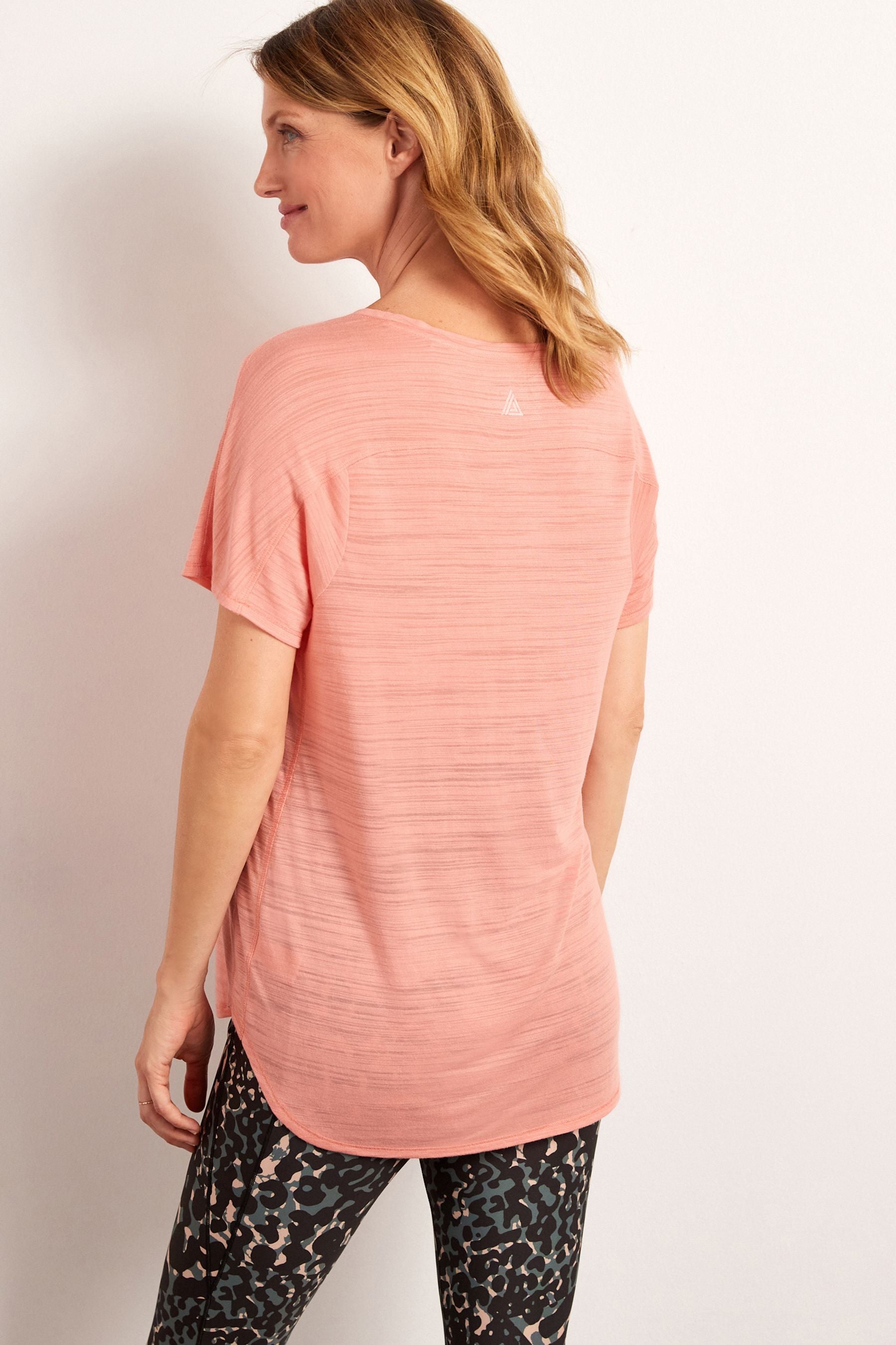 Pale Pink Maternity Sports T-Shirt