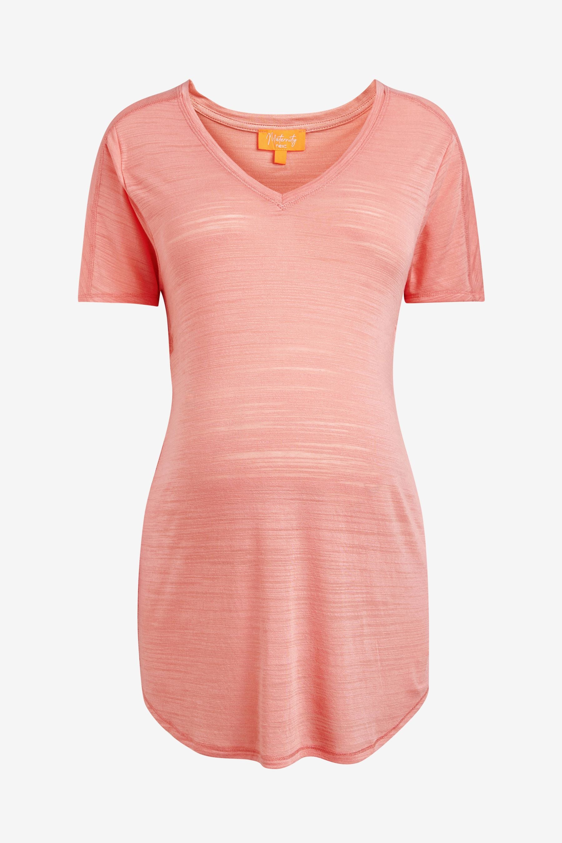 Pale Pink Maternity Sports T-Shirt