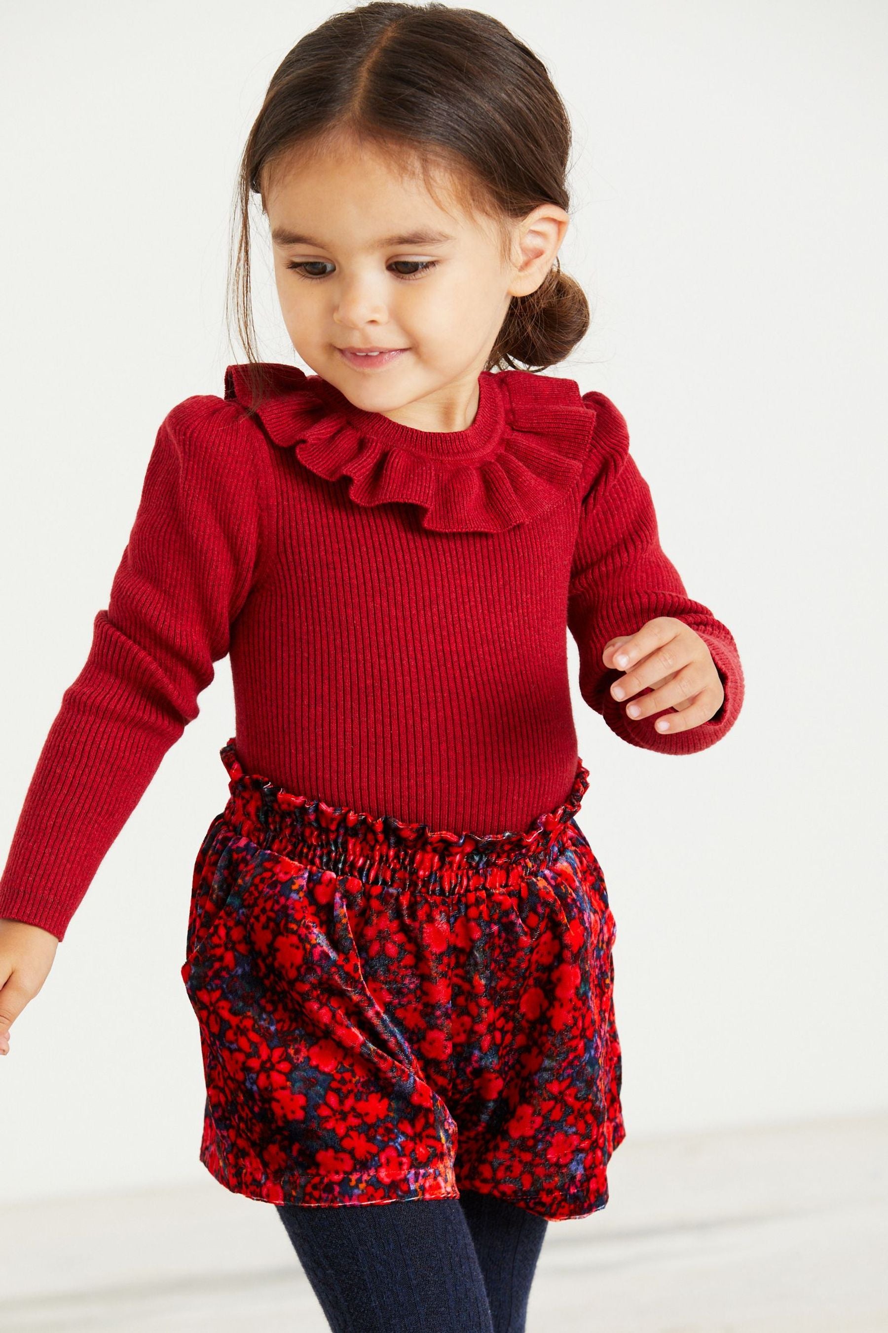 Red Velvet Shorts (3mths-7yrs)