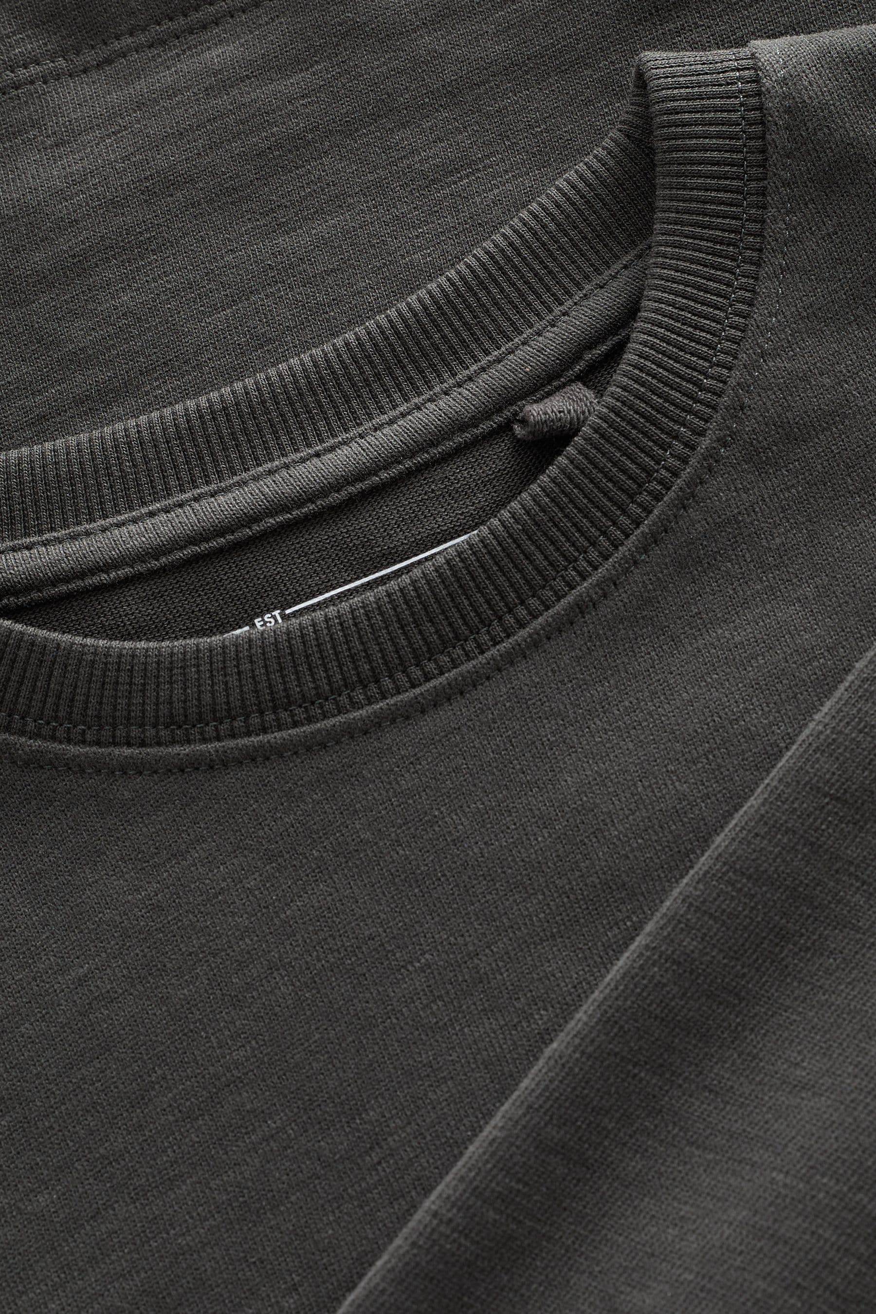 Grey Charcoal Long Sleeve Cosy T-Shirt (3-16yrs)