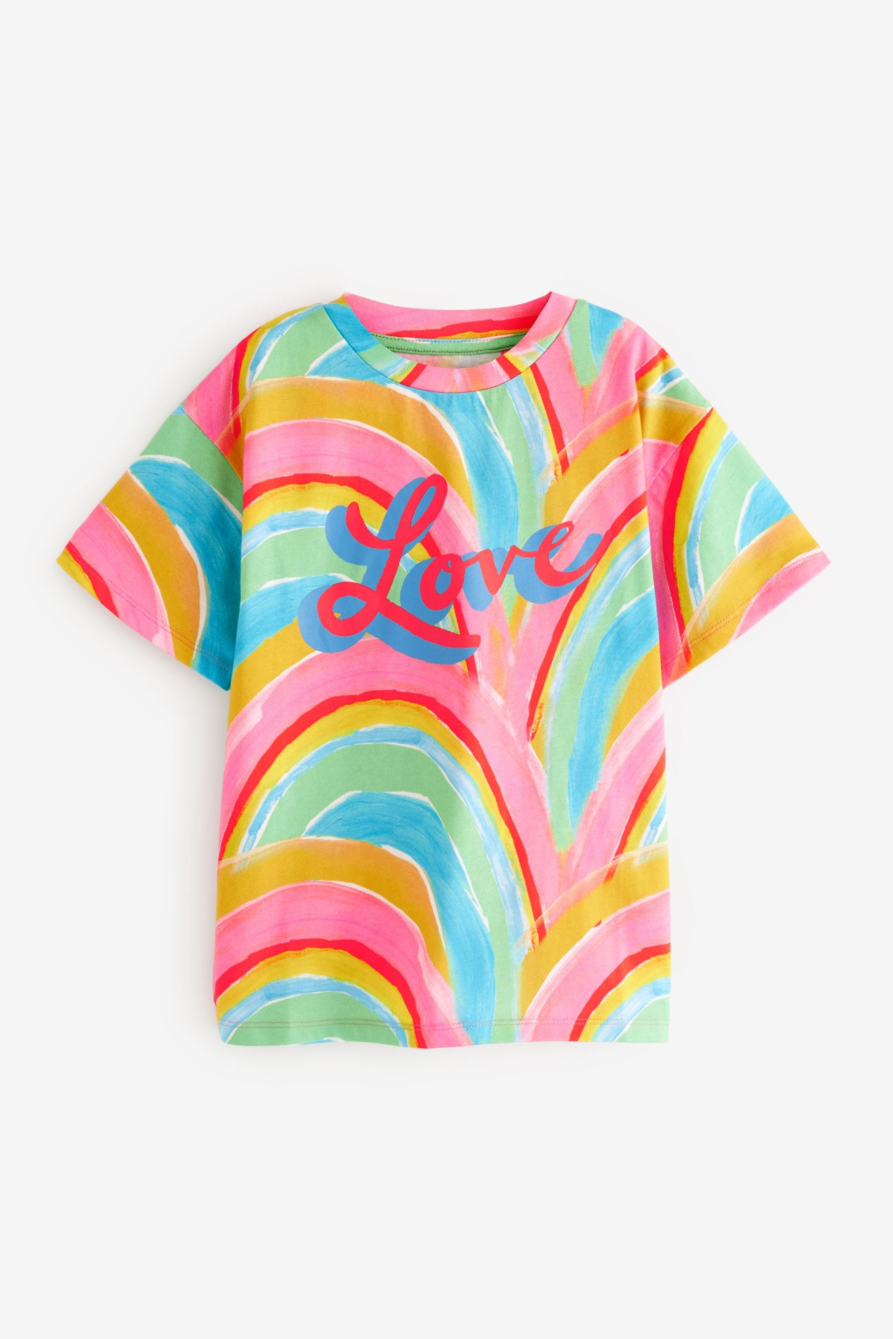 Rainbow Oversized T-Shirt By Eleanor Bowmer for Parkinson's UK at Next (1.5-16yrs)