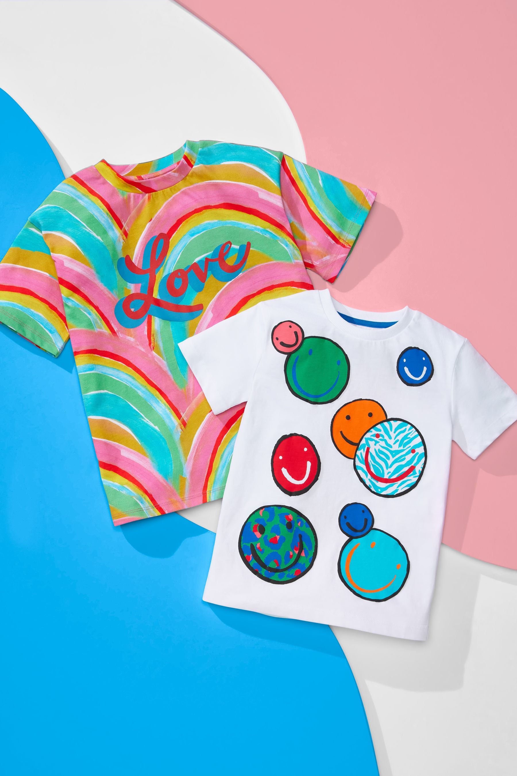 Rainbow Oversized T-Shirt By Eleanor Bowmer for Parkinson's UK at Next (1.5-16yrs)