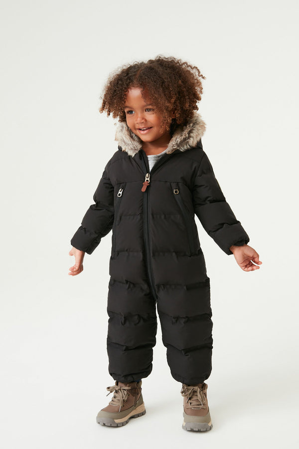 Black Matte Snowsuit (3mths-7yrs)