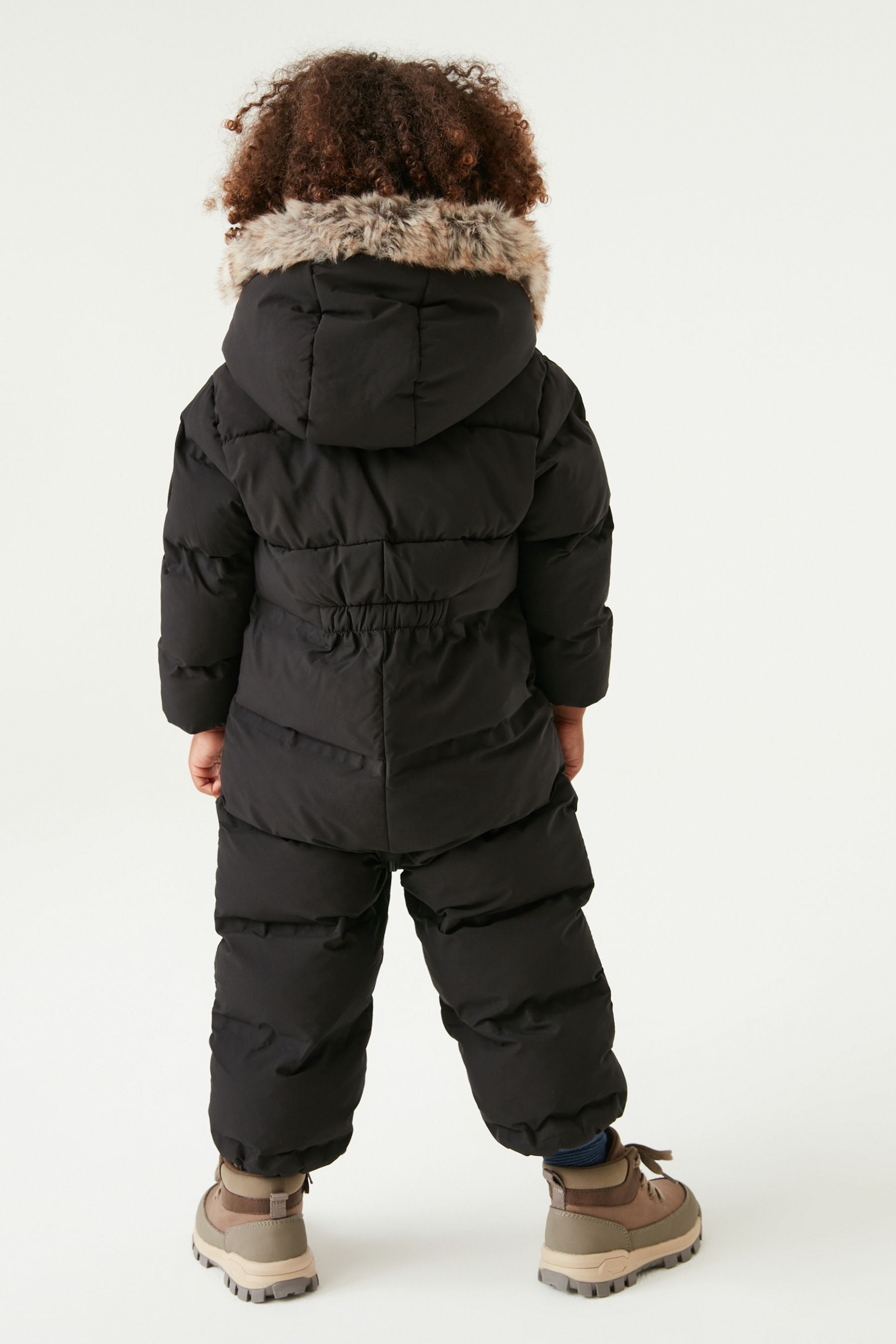 Black Matte Snowsuit (3mths-7yrs)