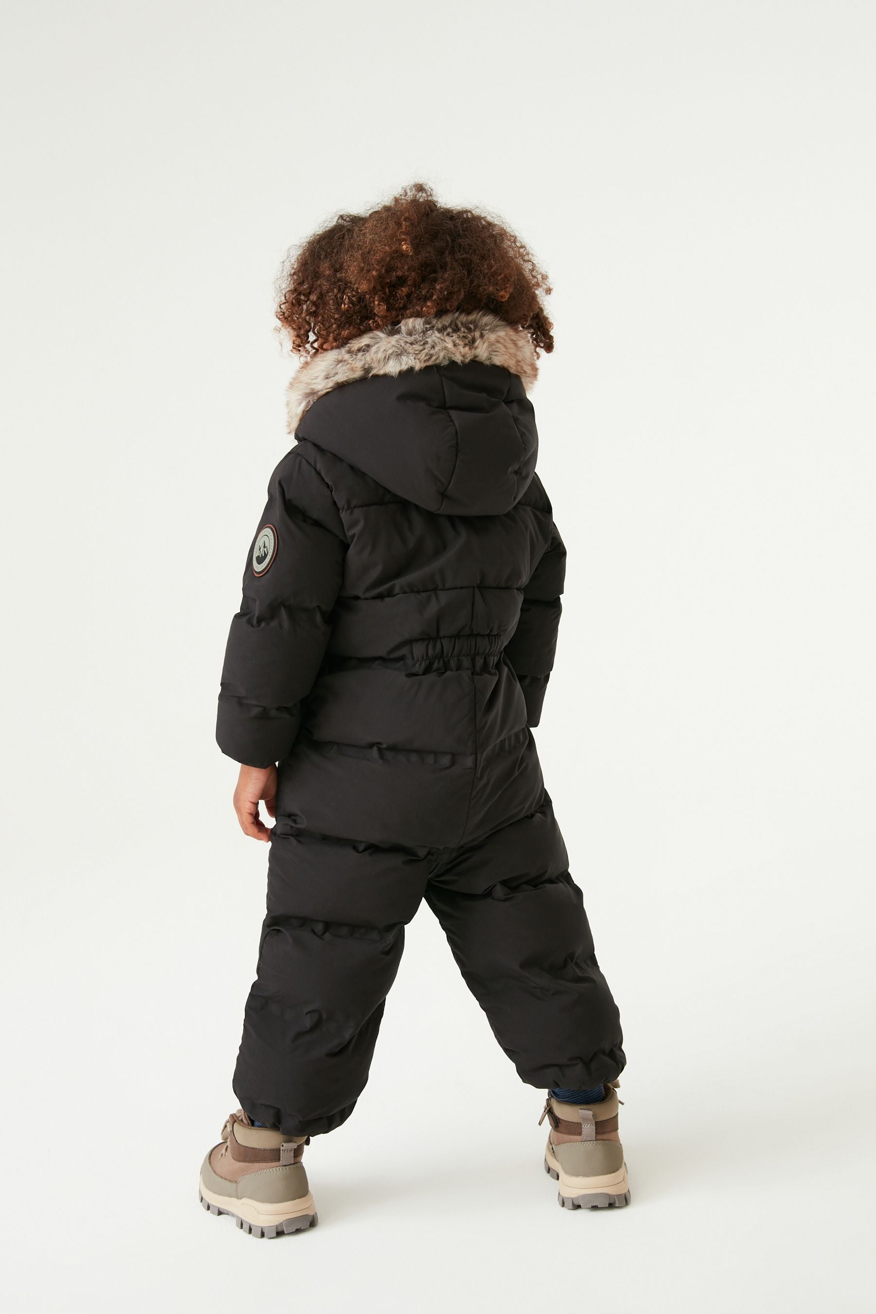 Black Matte Snowsuit (3mths-7yrs)