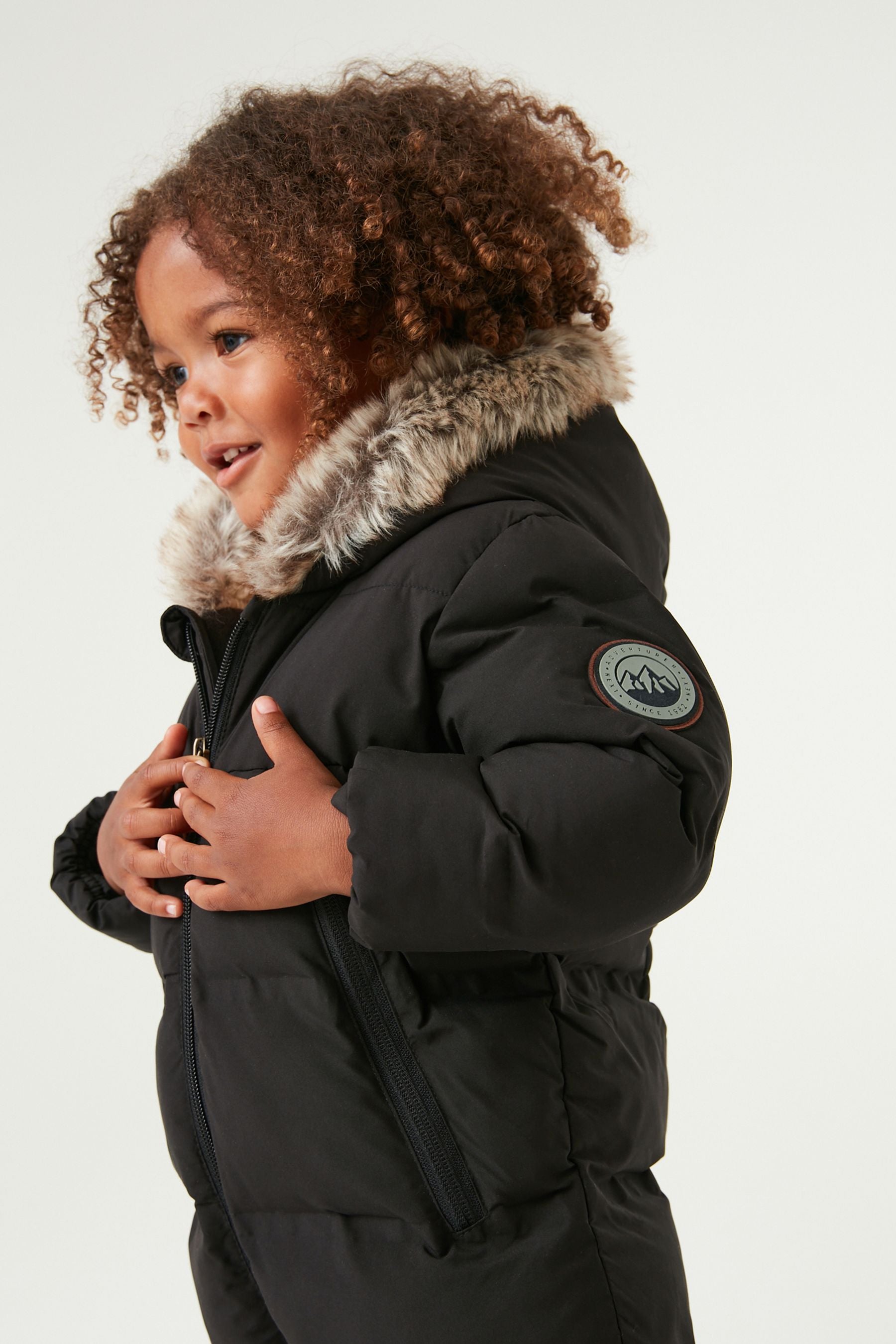 Black Matte Snowsuit (3mths-7yrs)