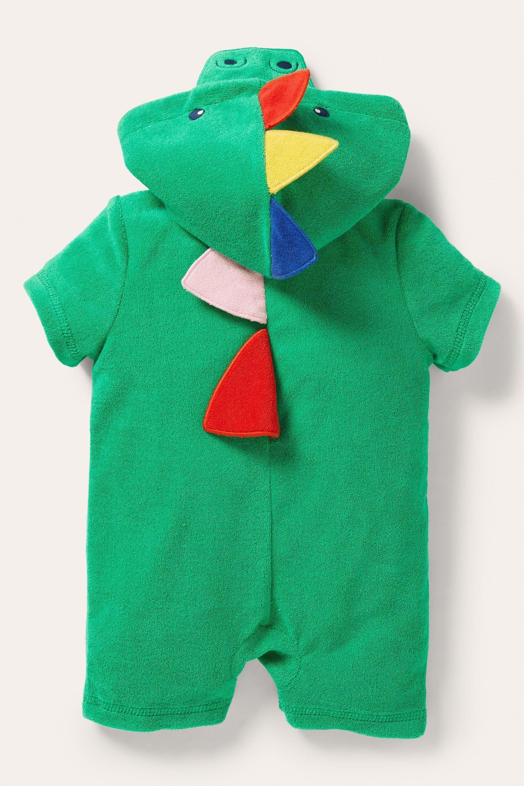 Green Boden Green Crocodile Towelling Romper