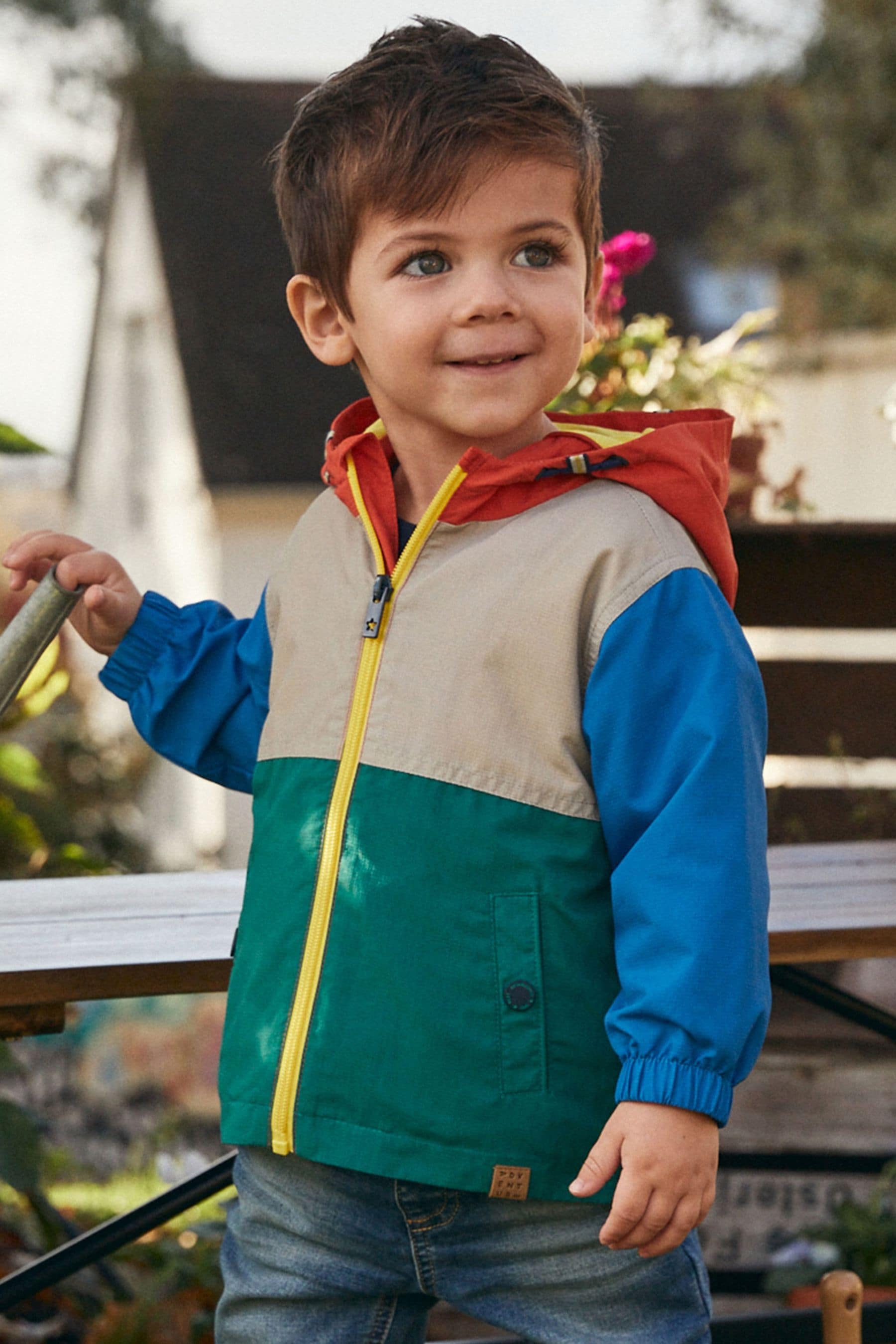 Multi Colourblock Shower Resistant Summer Jacket (3mths-7yrs)