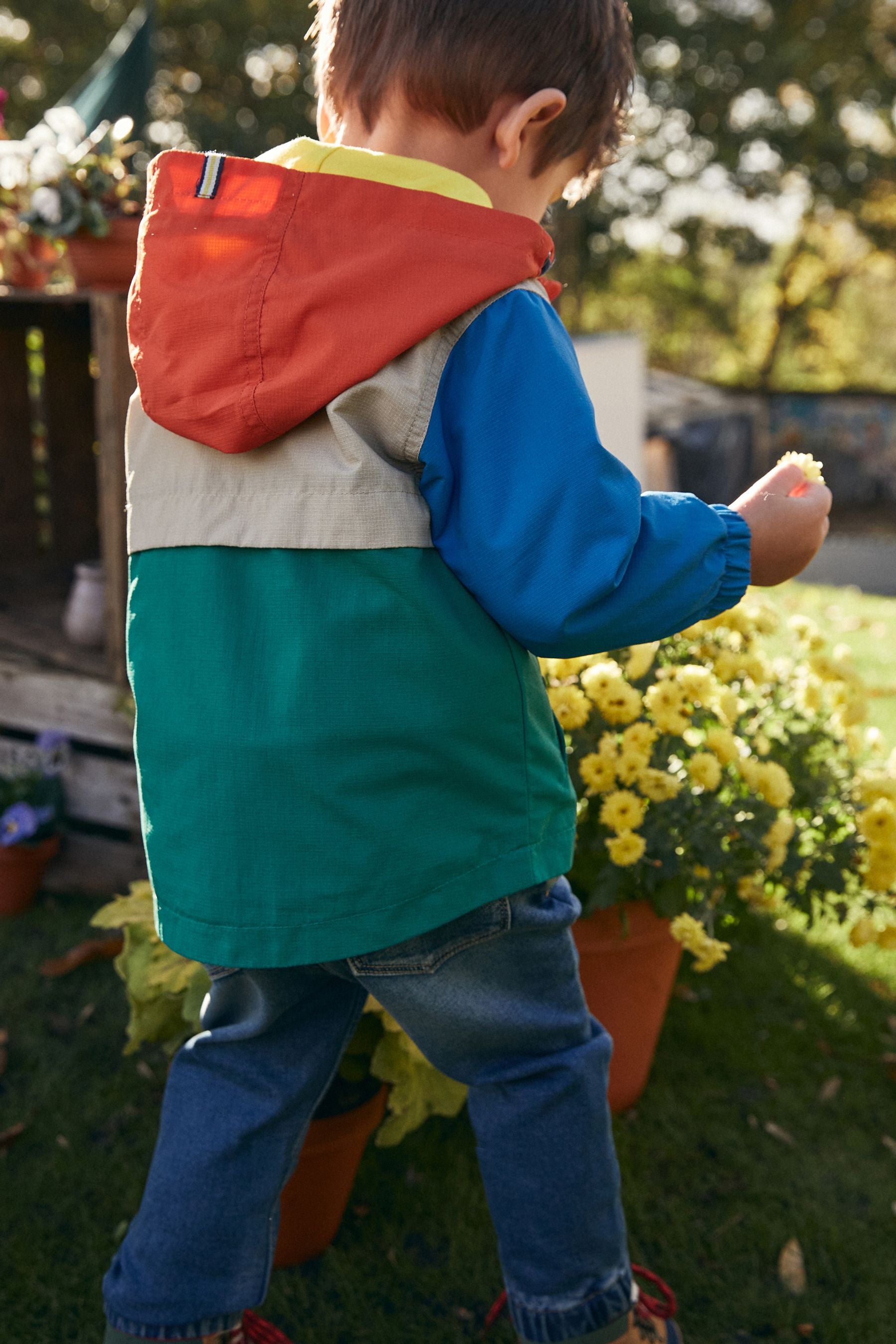 Multi Colourblock Shower Resistant Summer Jacket (3mths-7yrs)