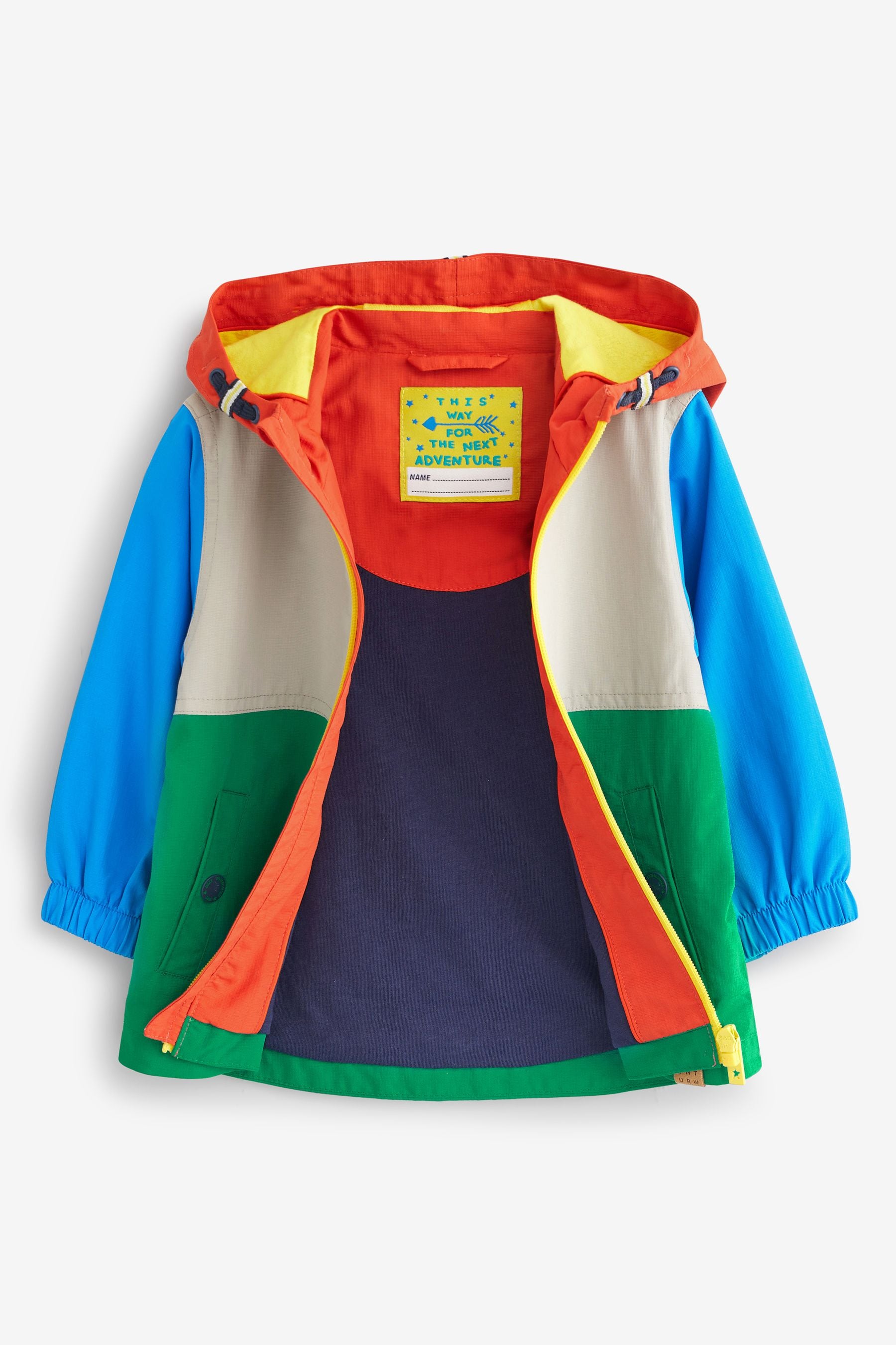 Multi Colourblock Shower Resistant Summer Jacket (3mths-7yrs)