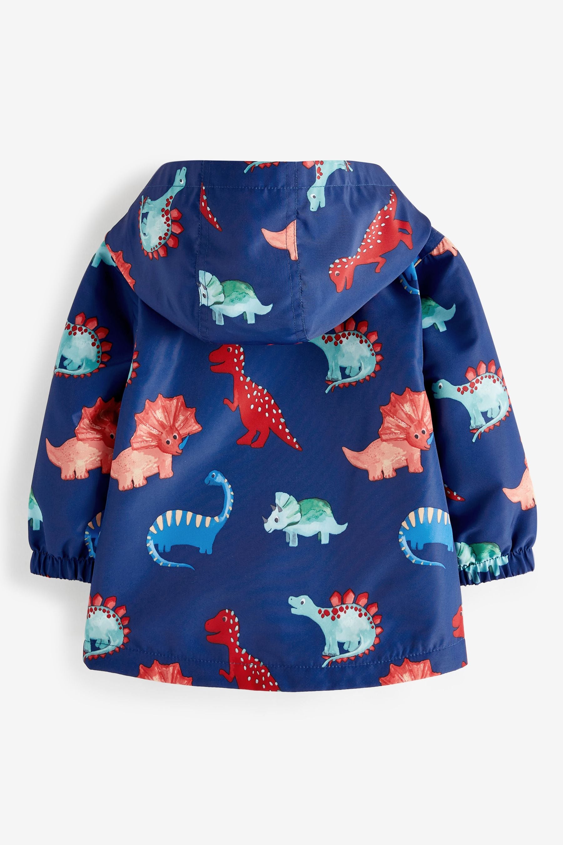 Navy Blue Dinosaur Shower Resistant Jacket (3mths-7yrs)