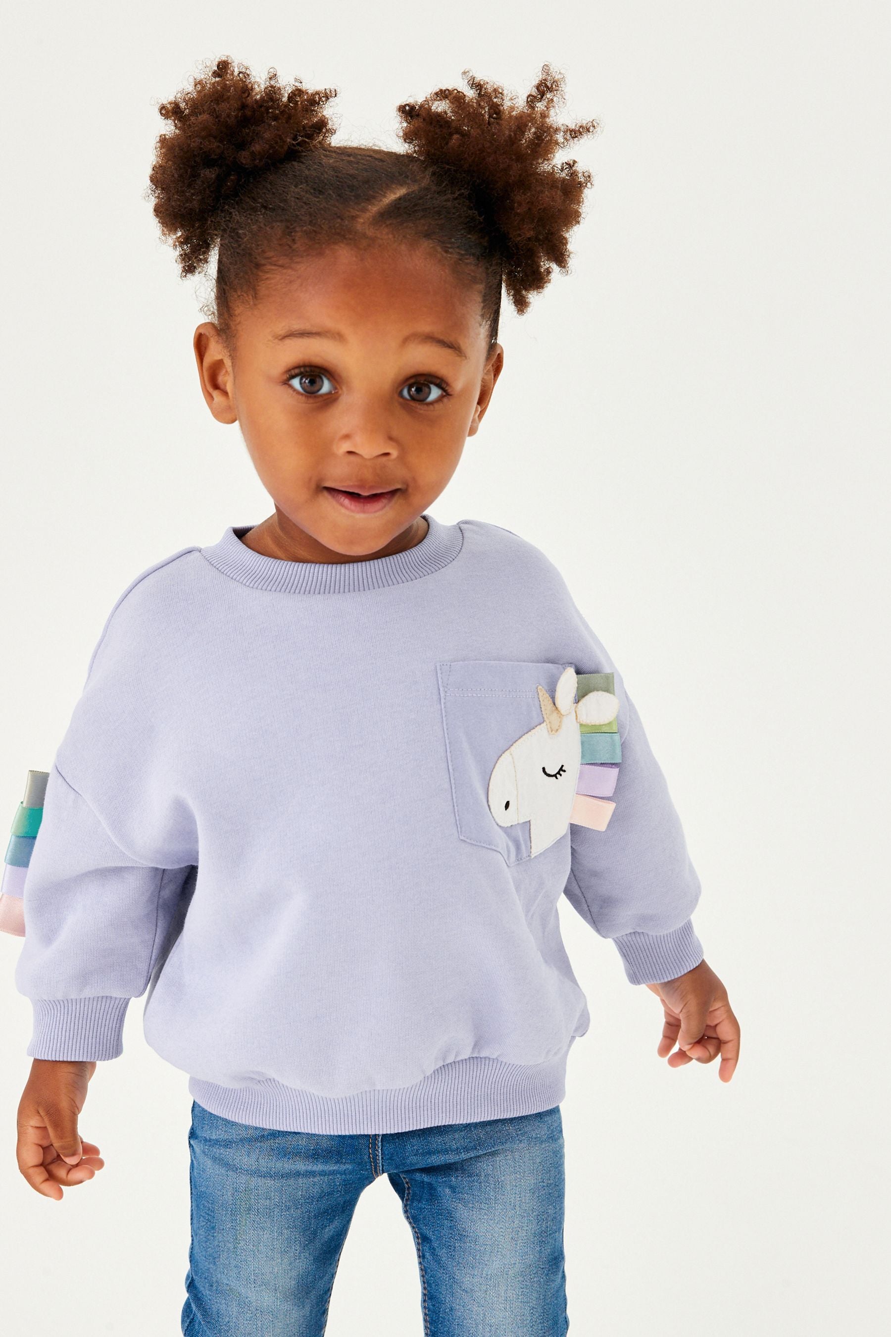 Blue Unicorn Pocket Sweatshirt (3mths-7yrs)