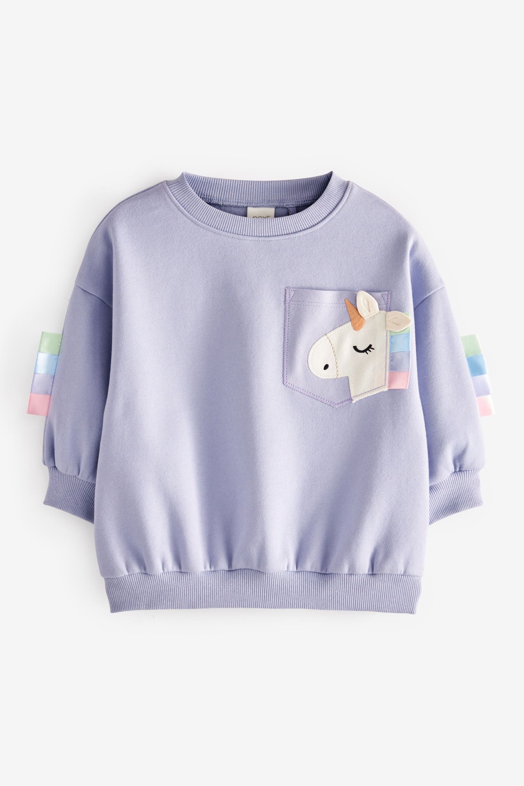 Blue Unicorn Pocket Sweatshirt (3mths-7yrs)