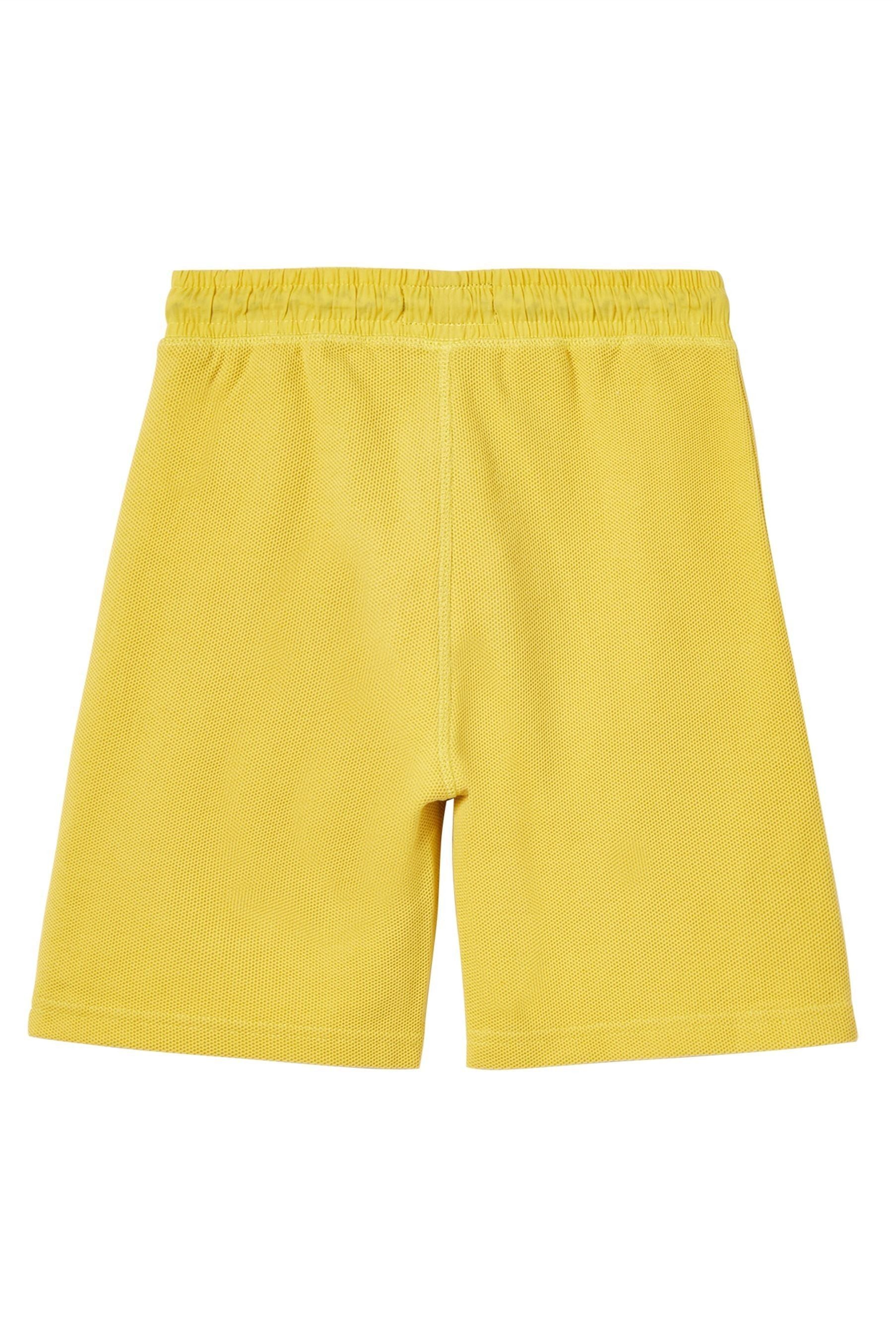 Joules Jed Yellow Jersey Jog Shorts