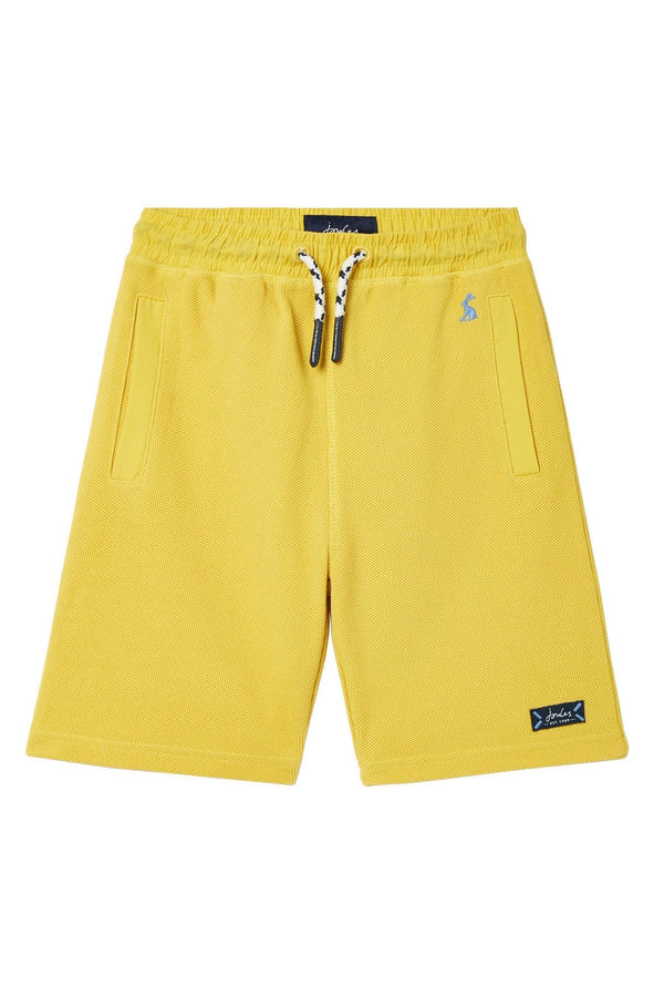 Joules Jed Yellow Jersey Jog Shorts