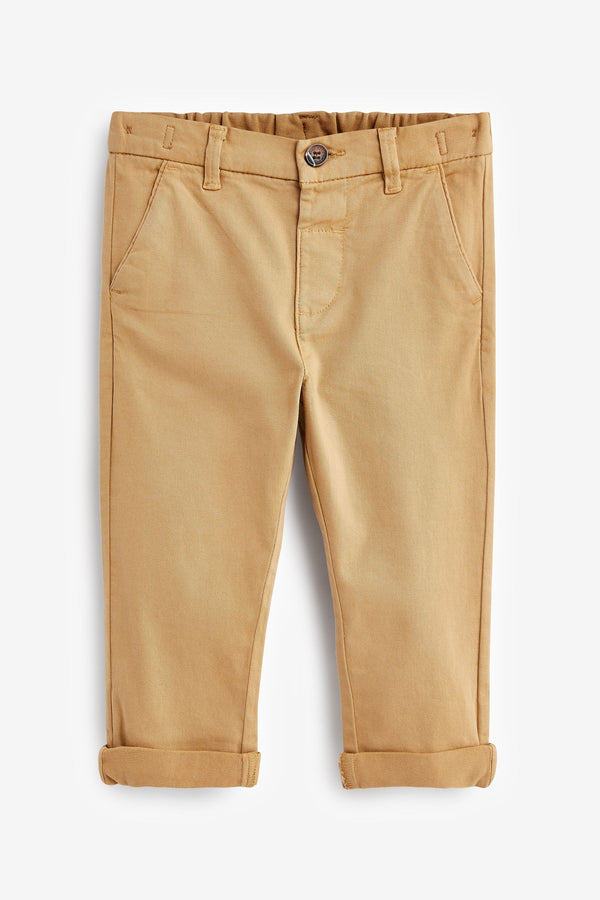 Ochre Yellow Stretch Chinos Trousers (3mths-7yrs)