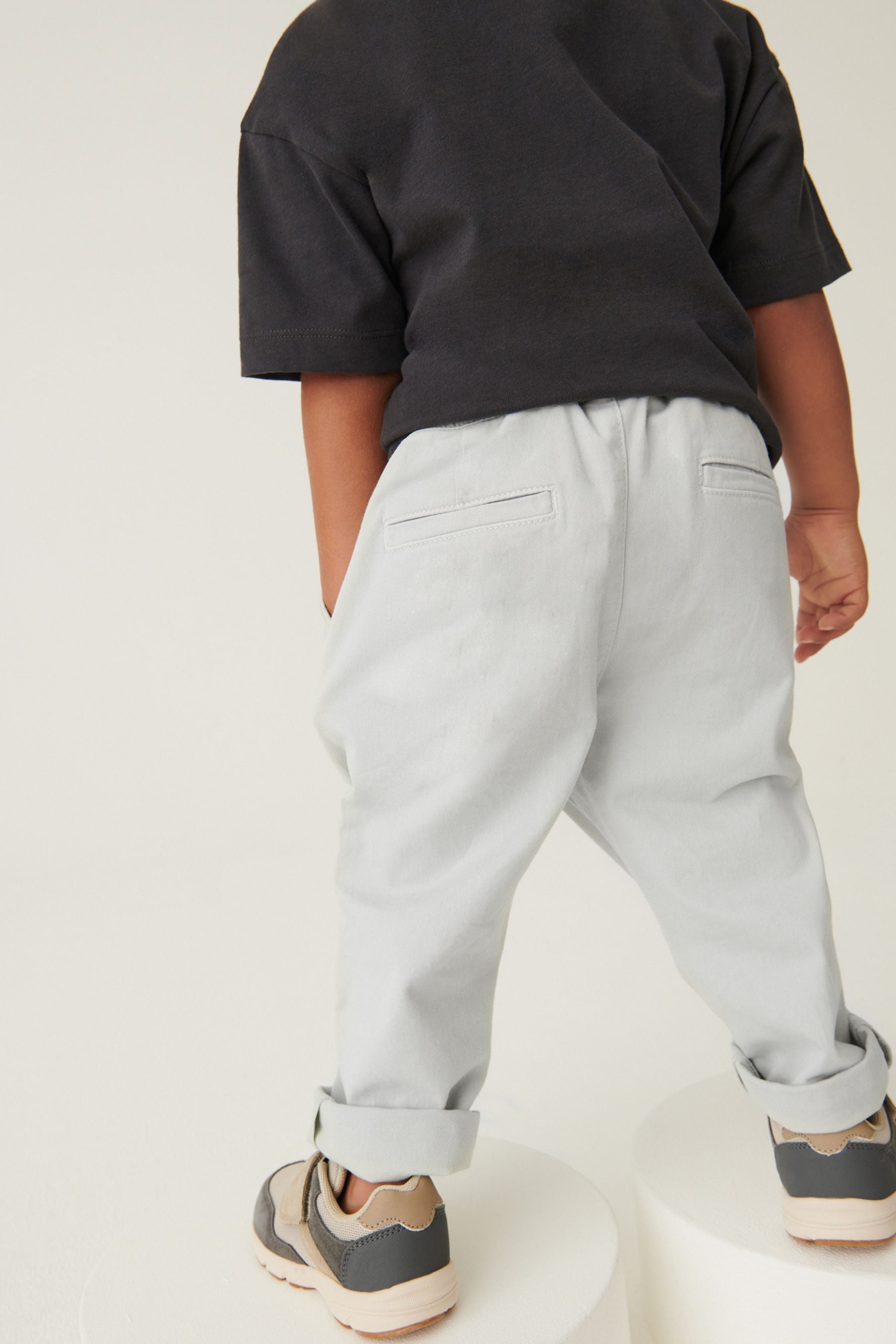 Putty Natural Loose Fit Pull-On Chino Trousers (3mths-7yrs)