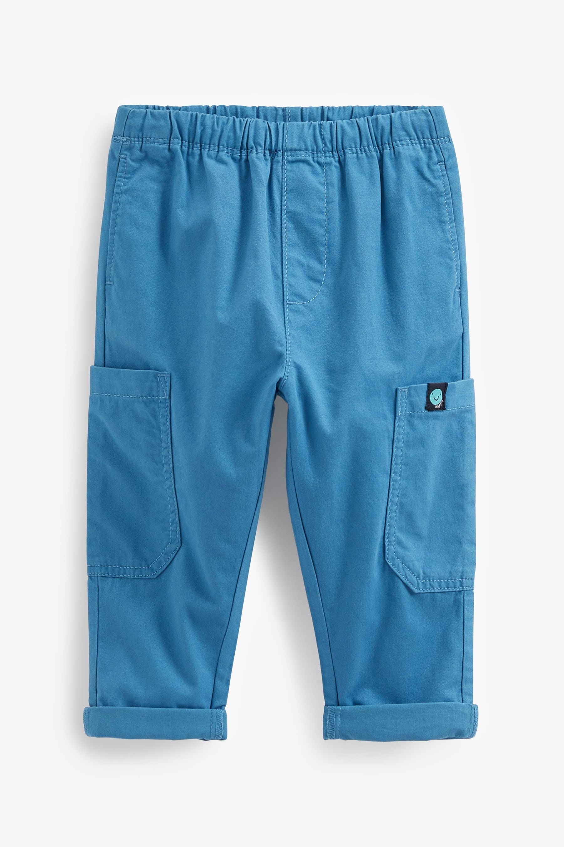 Bright Blue Side Pocket Pull-On Trousers (3mths-7yrs)