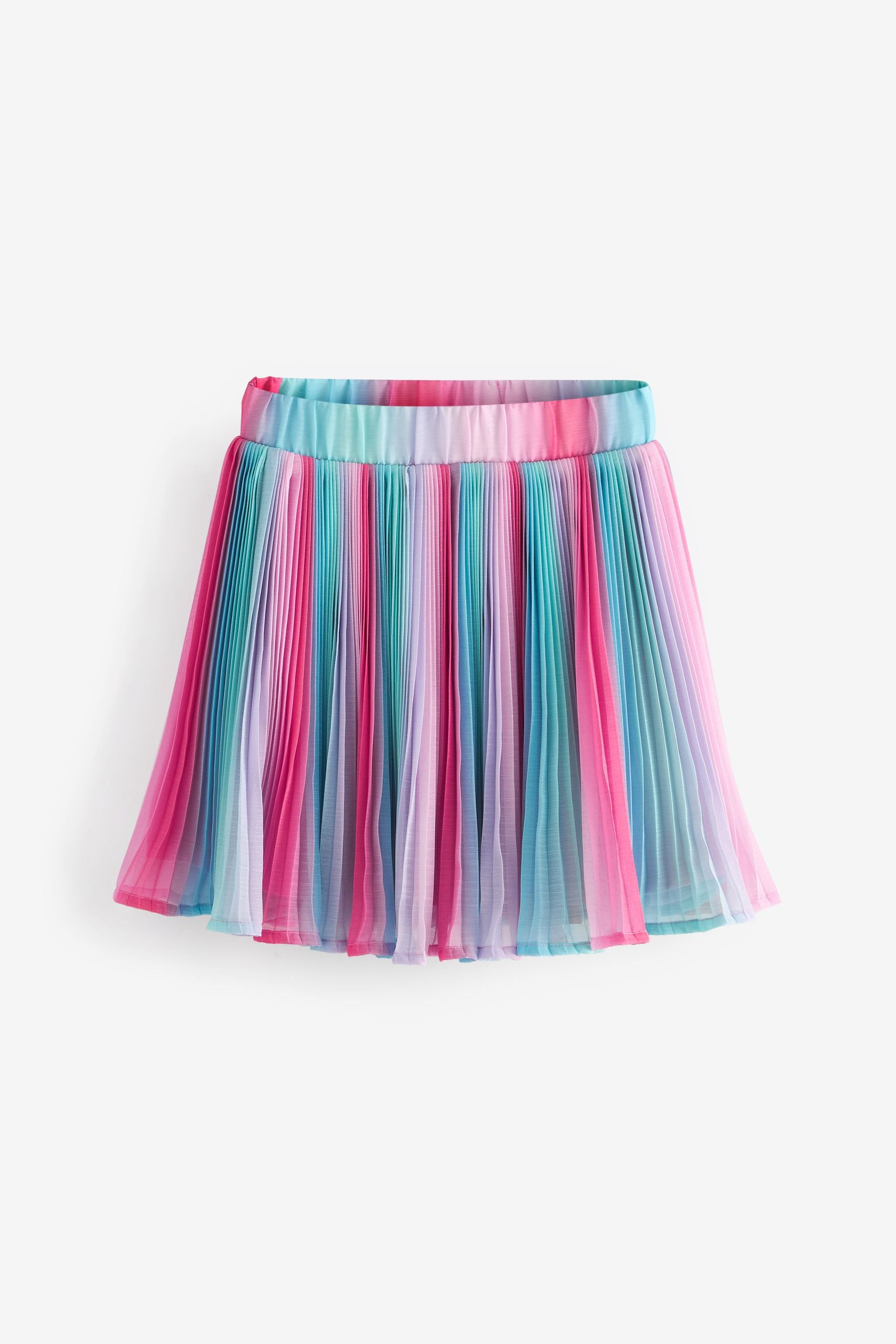 Rainbow Pliss Skirt (3-16