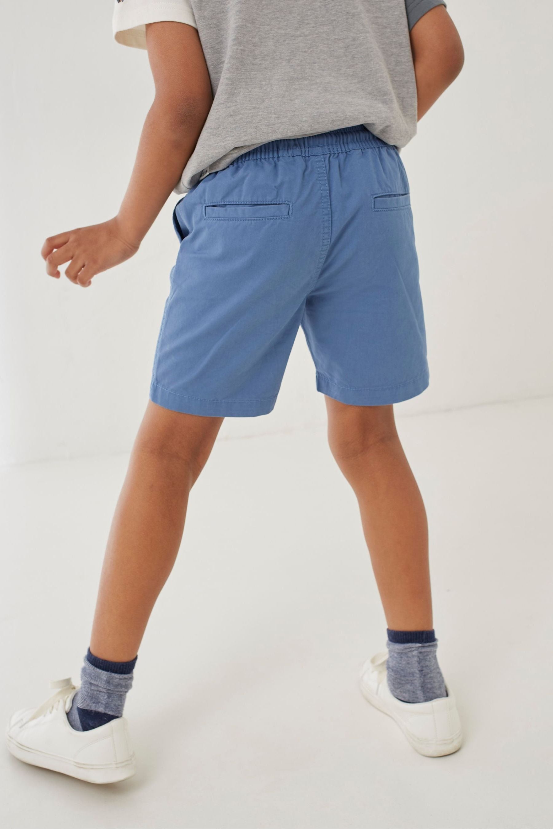 Blue FatFace Blue Studland Flat Front Shorts