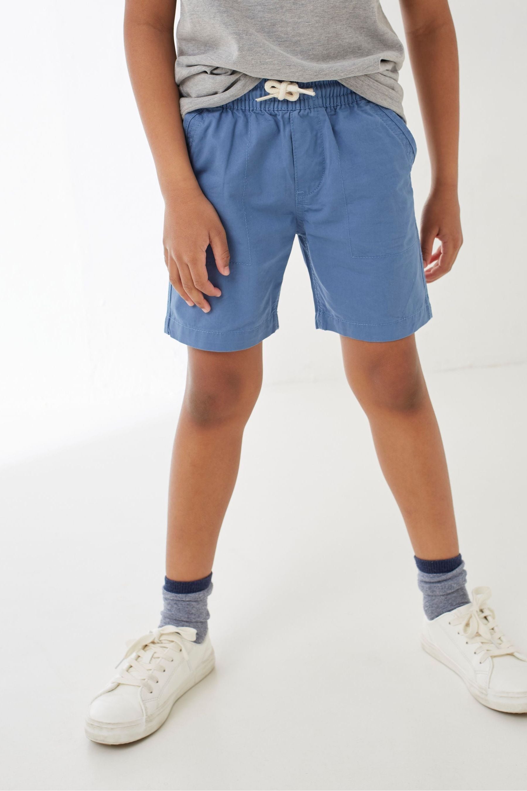 Blue FatFace Blue Studland Flat Front Shorts