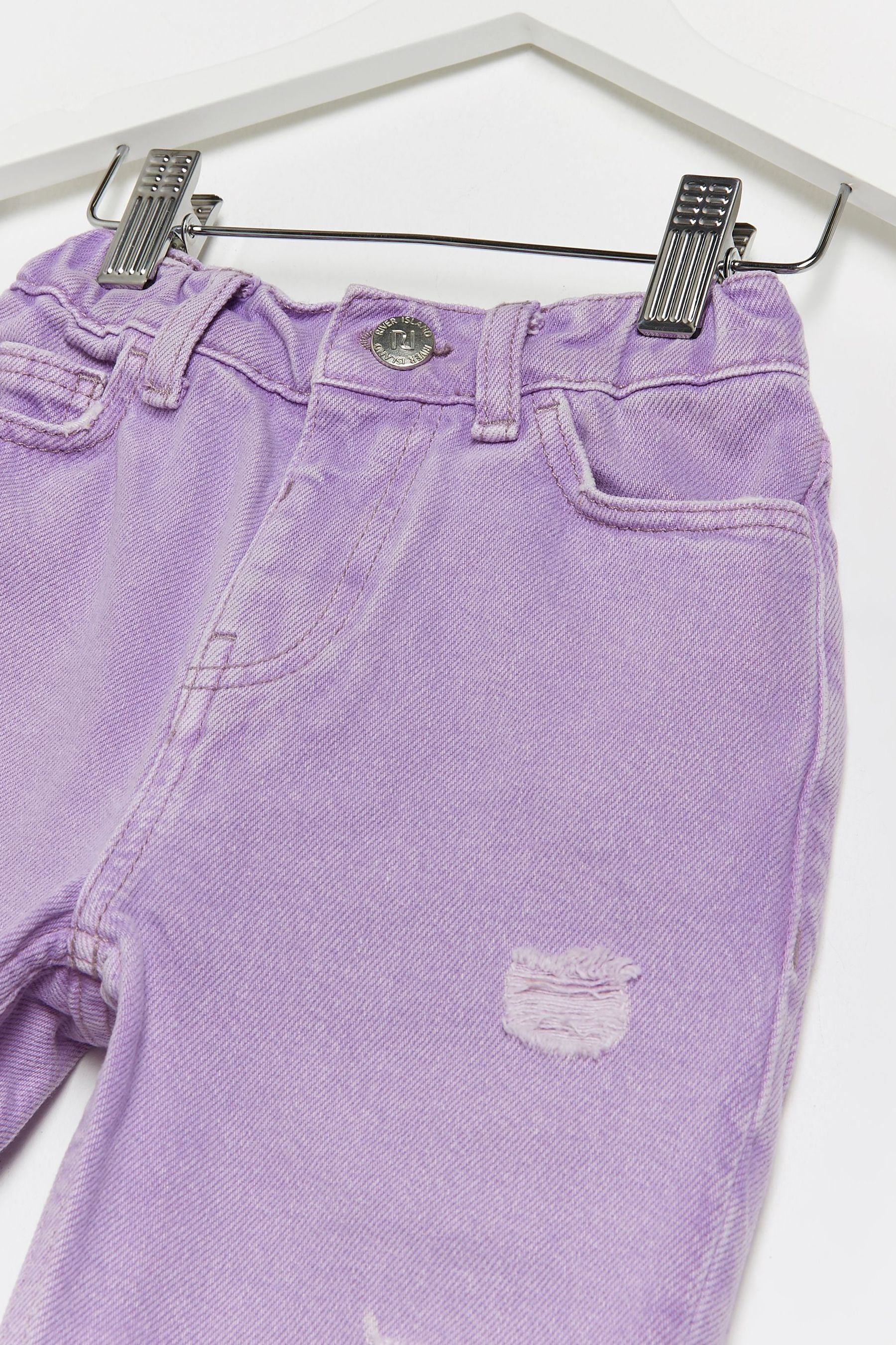 Purple River Island Purple Light Lilac Mom Jeans