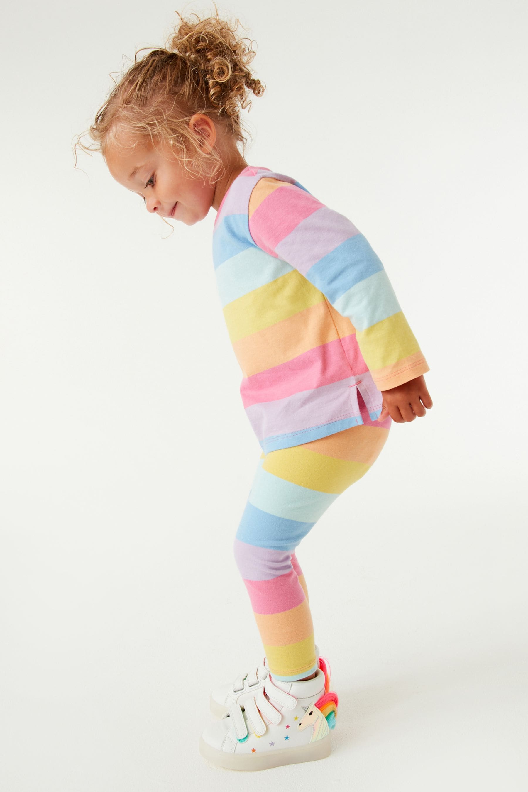 Rainbow Stripe Leggings (3mths-7yrs)