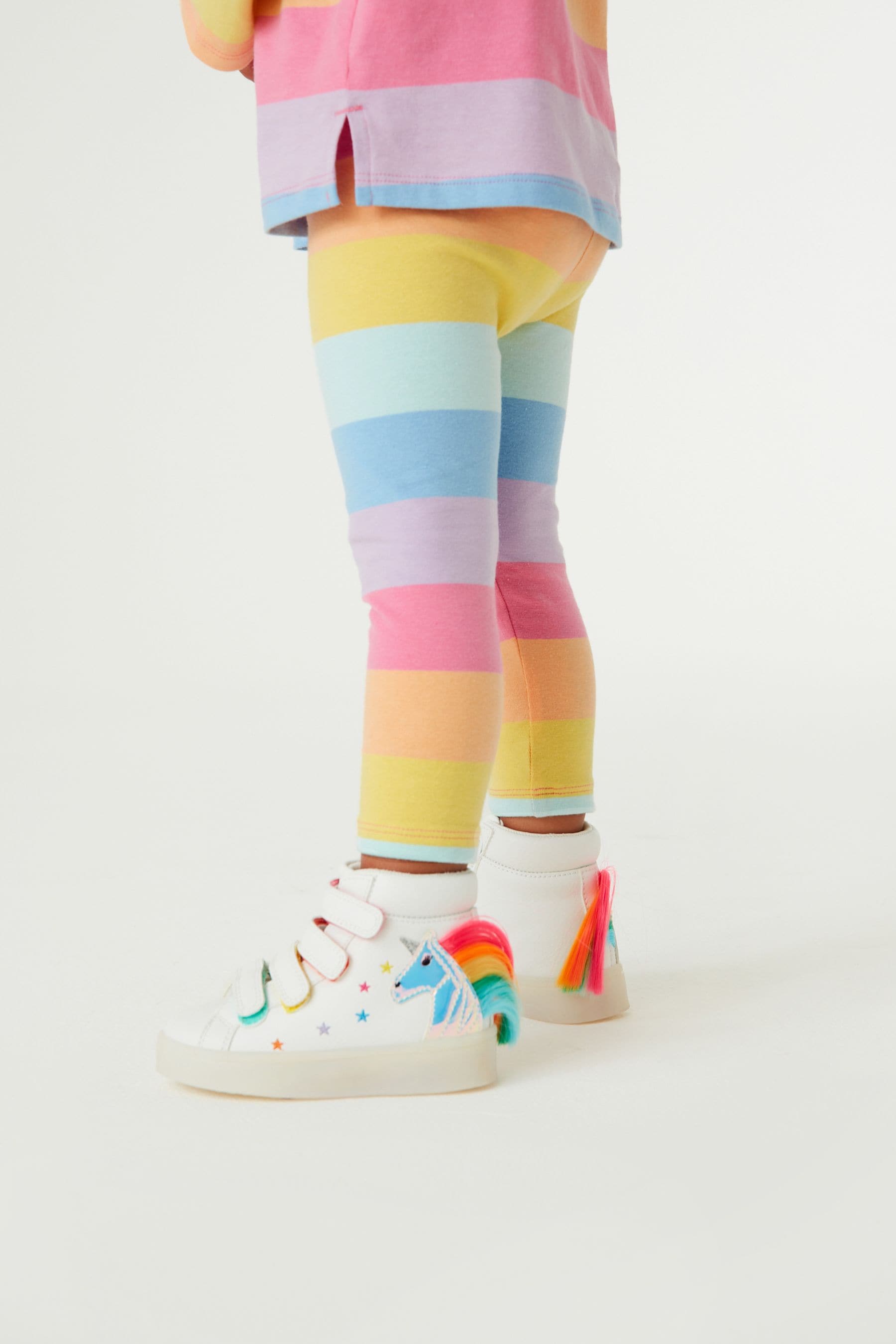 Rainbow Stripe Leggings (3mths-7yrs)