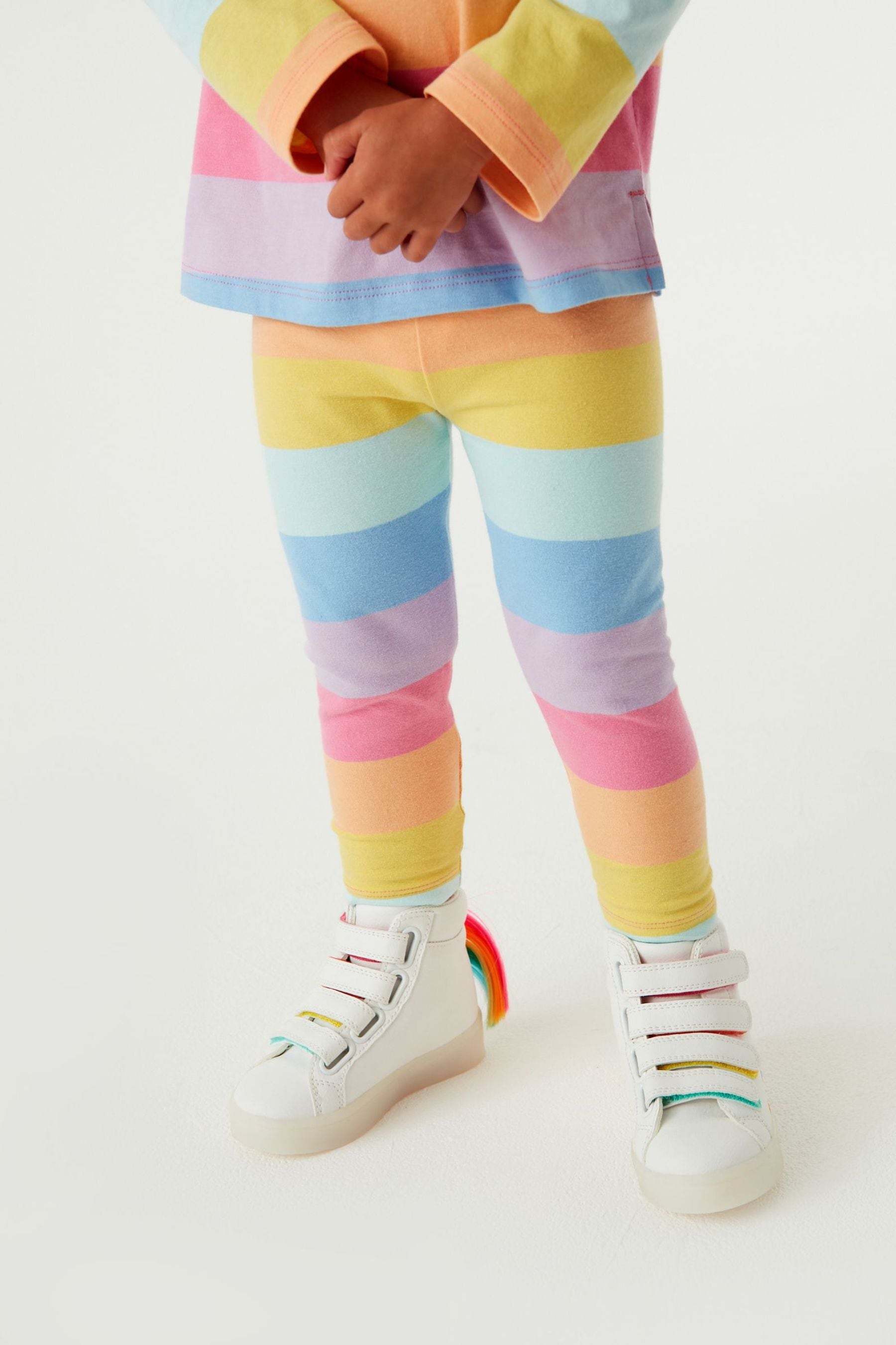 Rainbow Stripe Leggings (3mths-7yrs)