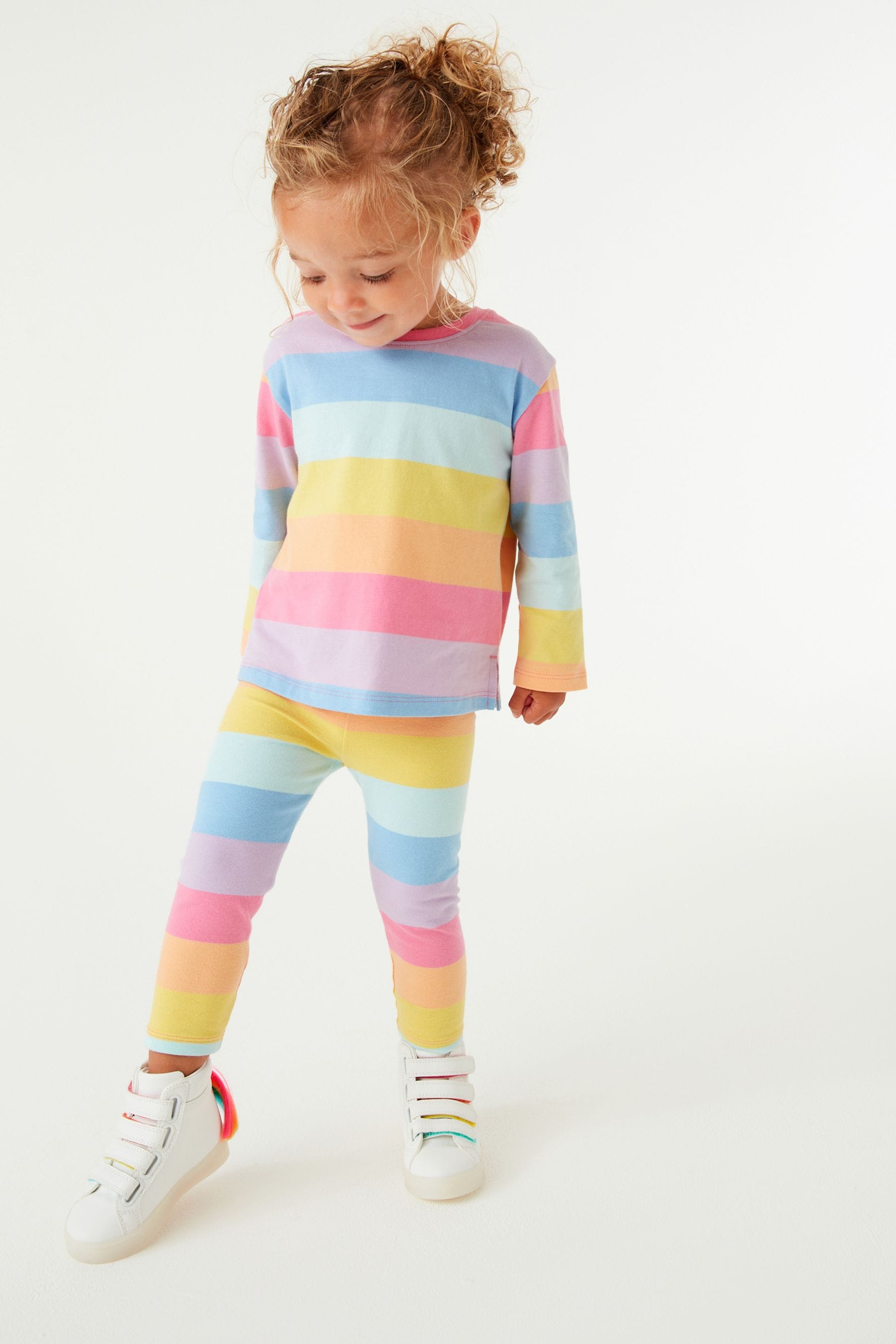 Rainbow Stripe Leggings (3mths-7yrs)