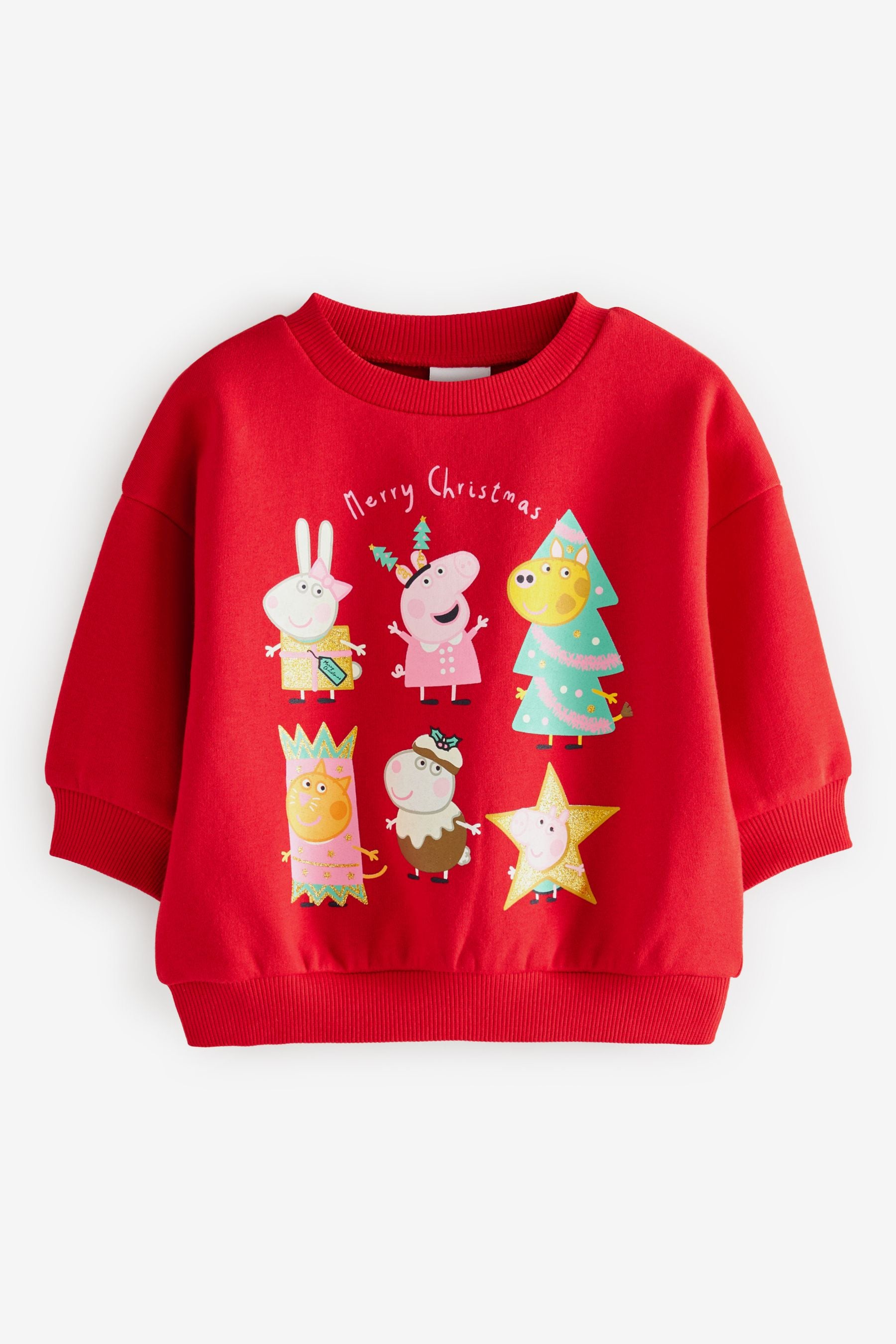 Red Peppa Pig Christmas Sweatshirt (3mths-7yrs)