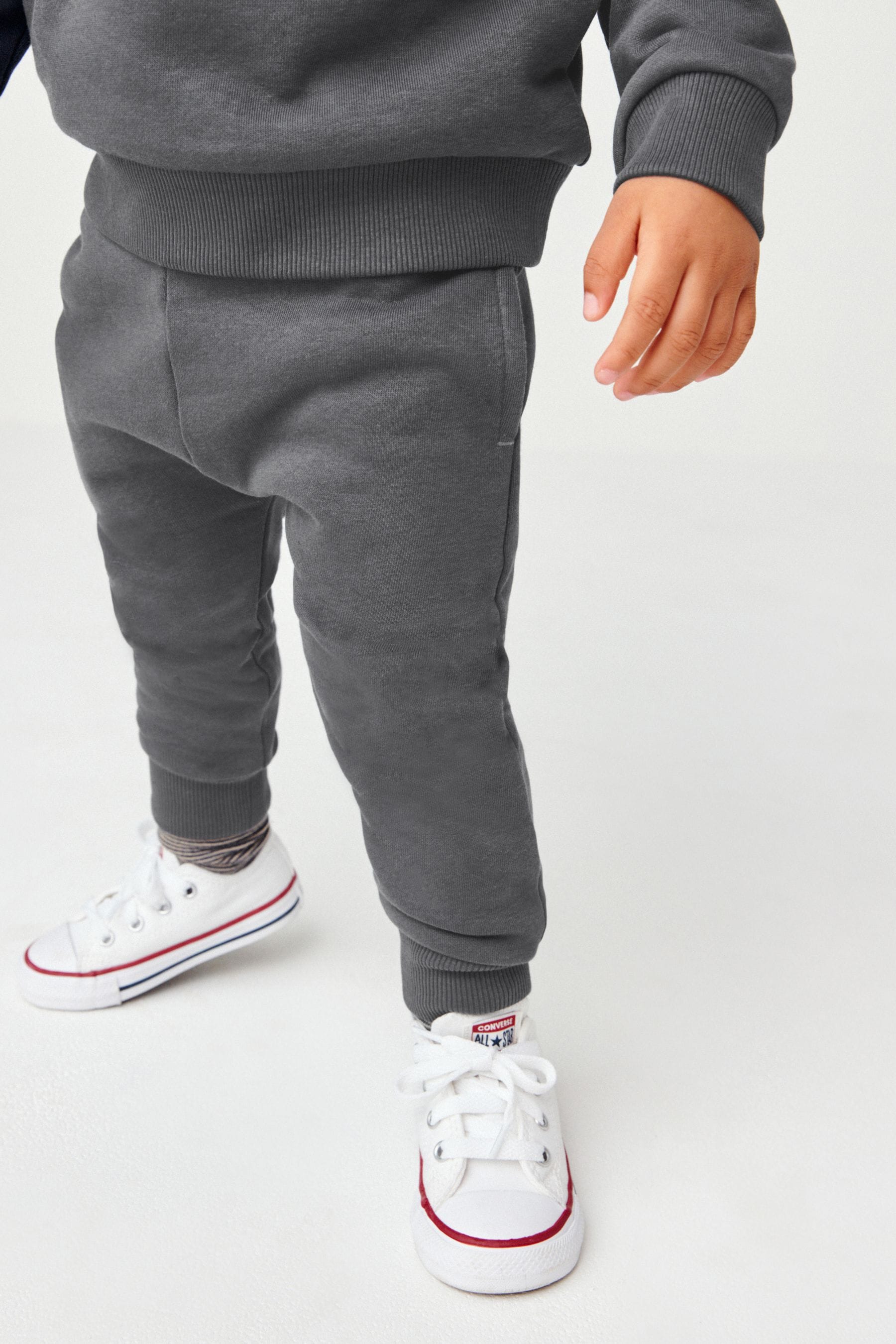 Grey Charcoal Jersey Sweatshirt And Joggers Set (3mths-7yrs)